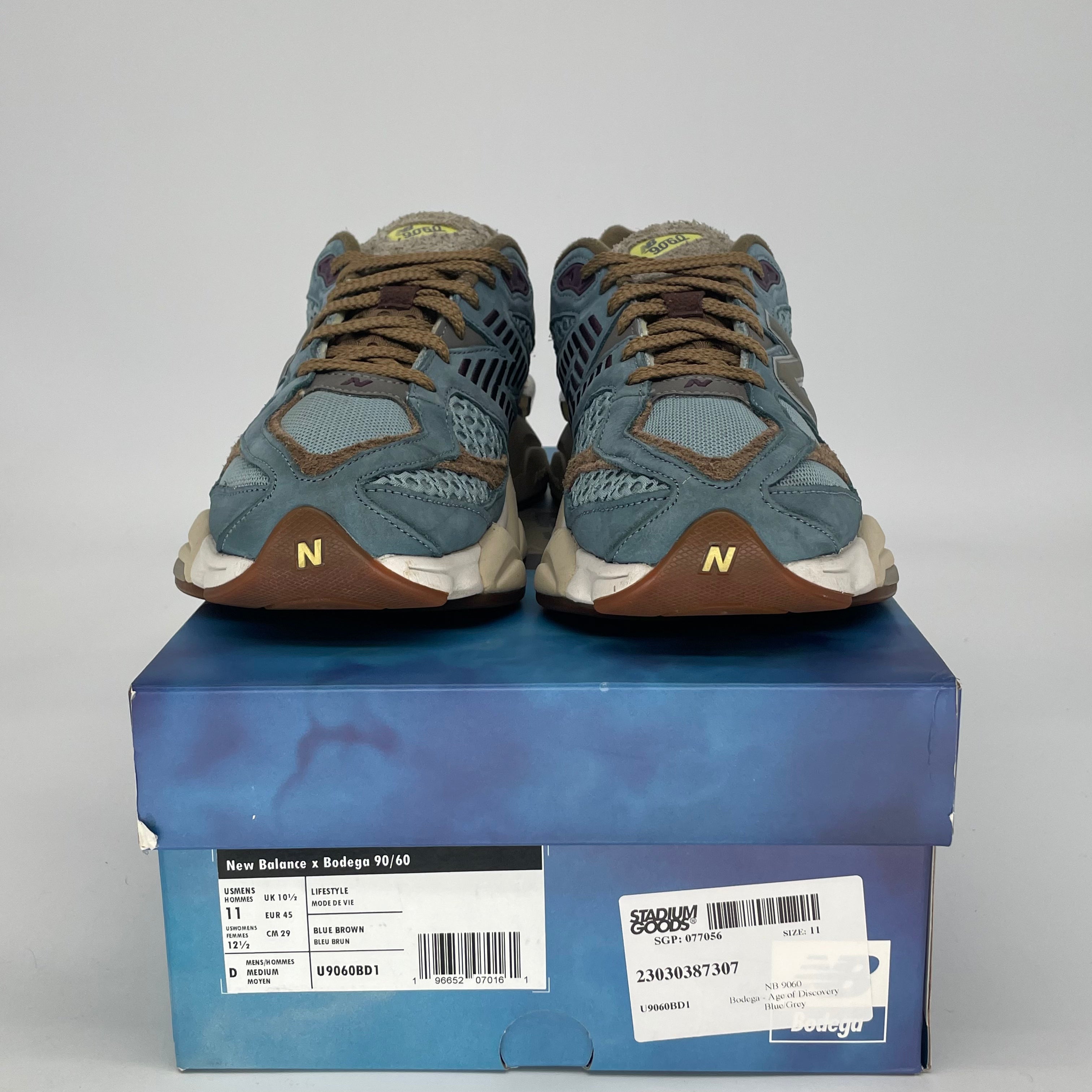 NEW BALANCE 9060 BODEGA AGE OF DISCOVERY U9060BD1 SIZE 11/12.5W