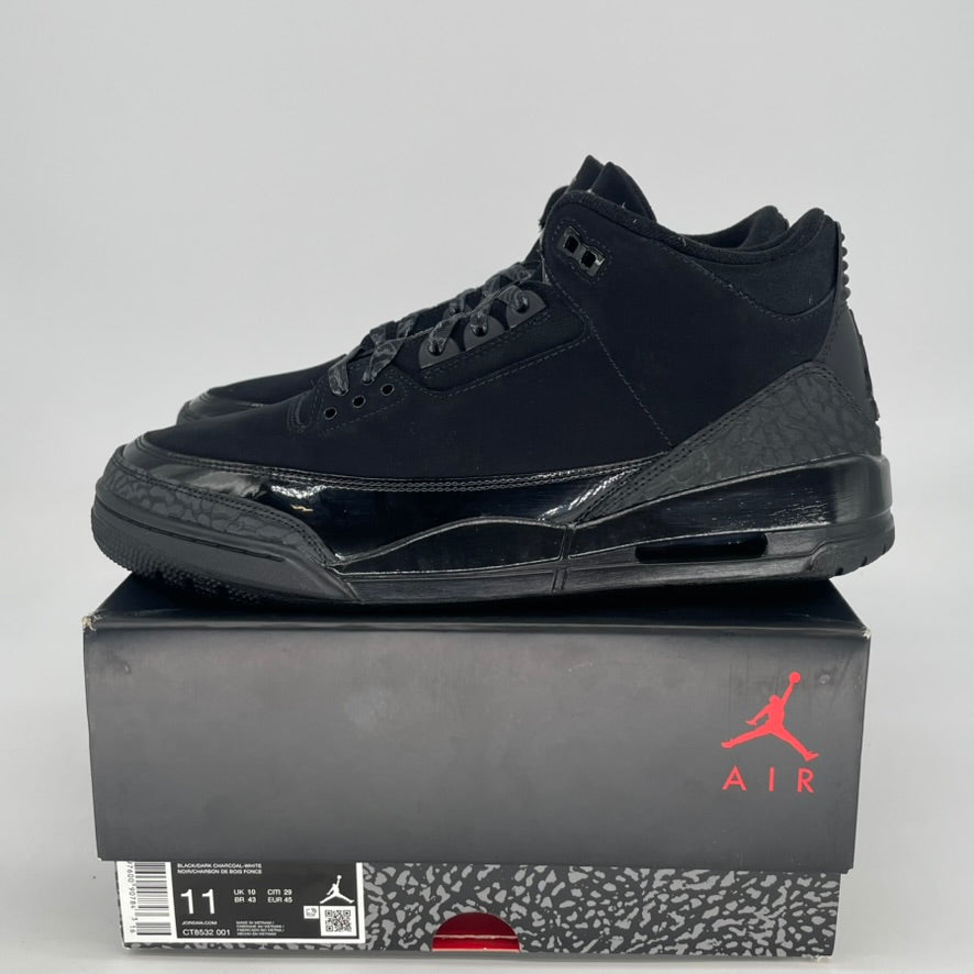 AIR JORDAN 3 BLACK CAT CT8532-001 SIZE 11/12.5W