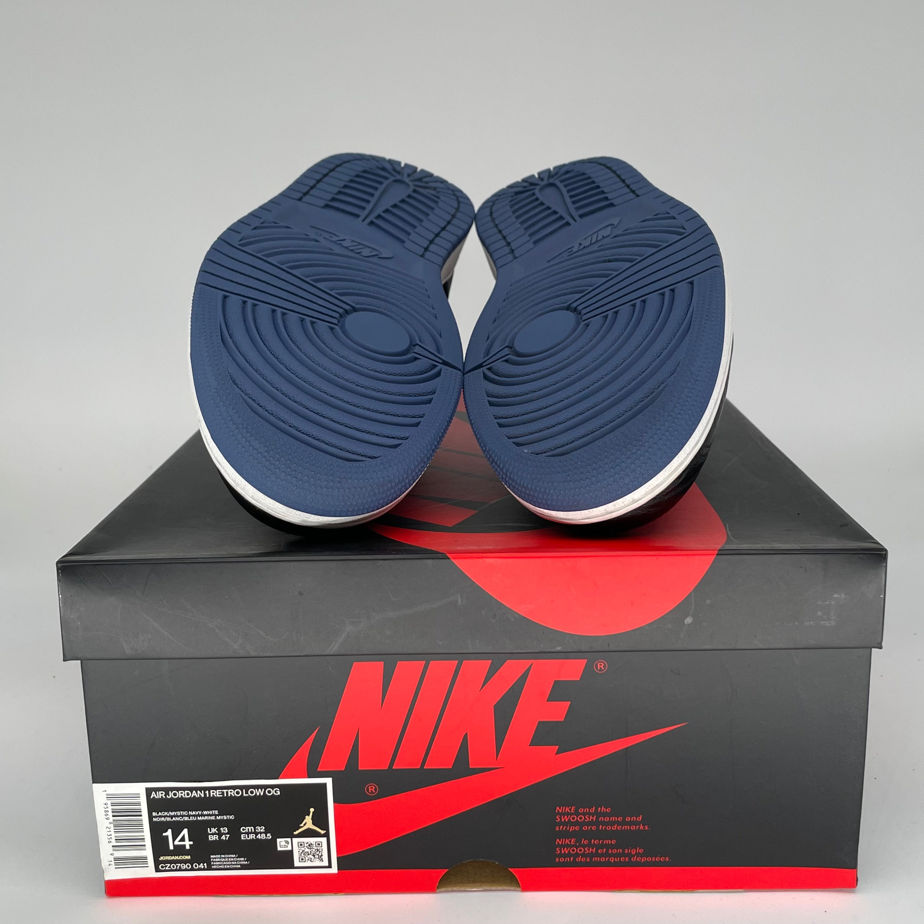 AIR JORDAN 1 LOW MYSTIC NAVY SIZE 14 CZ0790-041