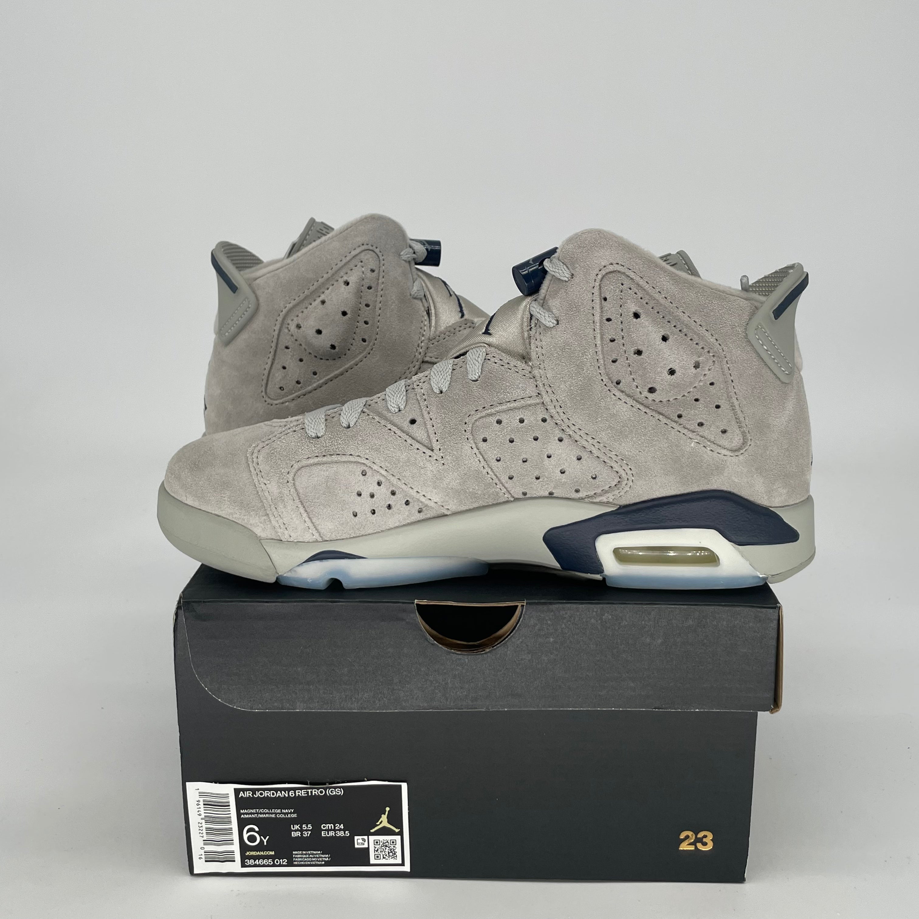 AIR JORDAN 6 GEORGETOWN 384665-012 SIZE 6/7.5W