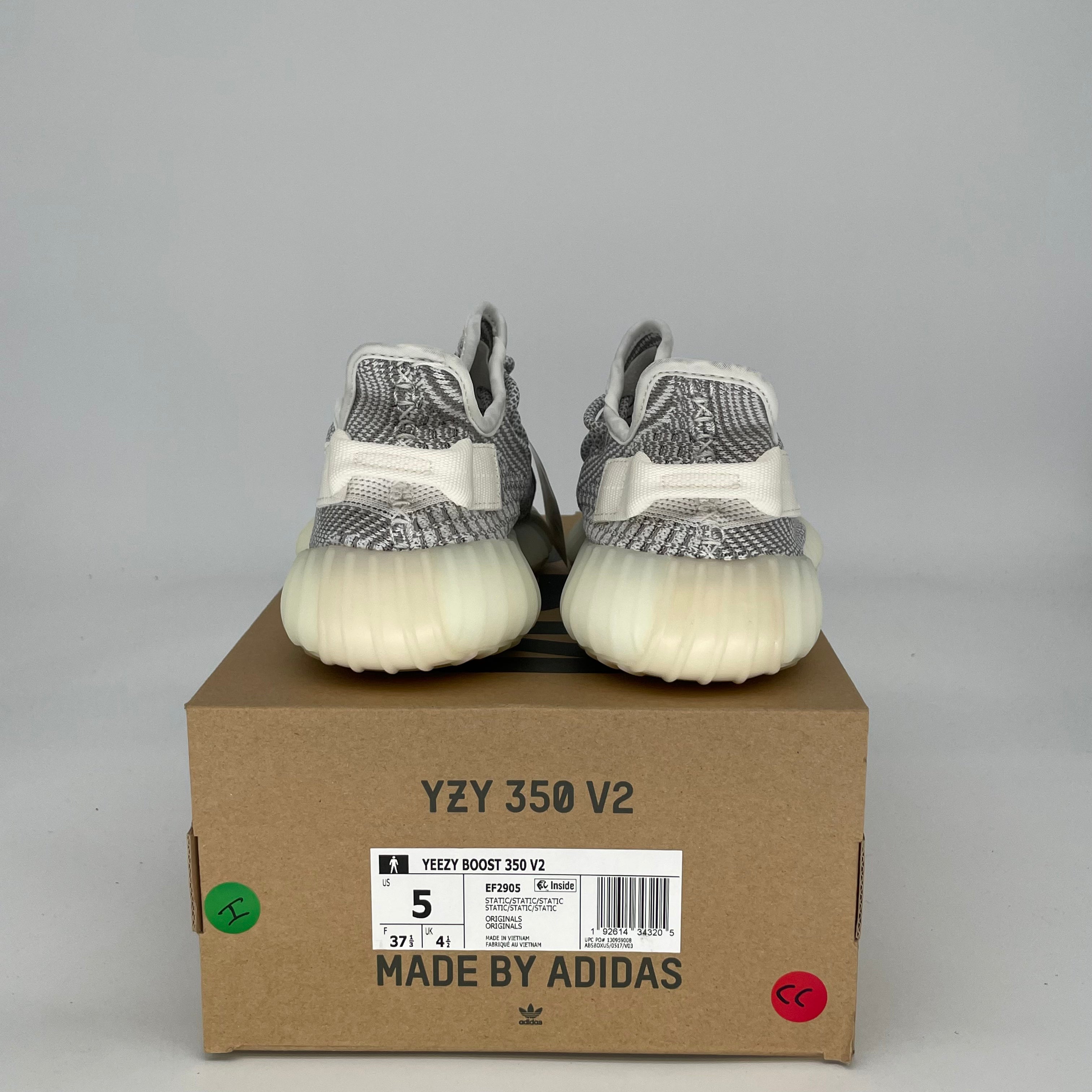 ADIDAS YEEZY 350 V2 STATIC EF2905 SIZE 5/6.5W