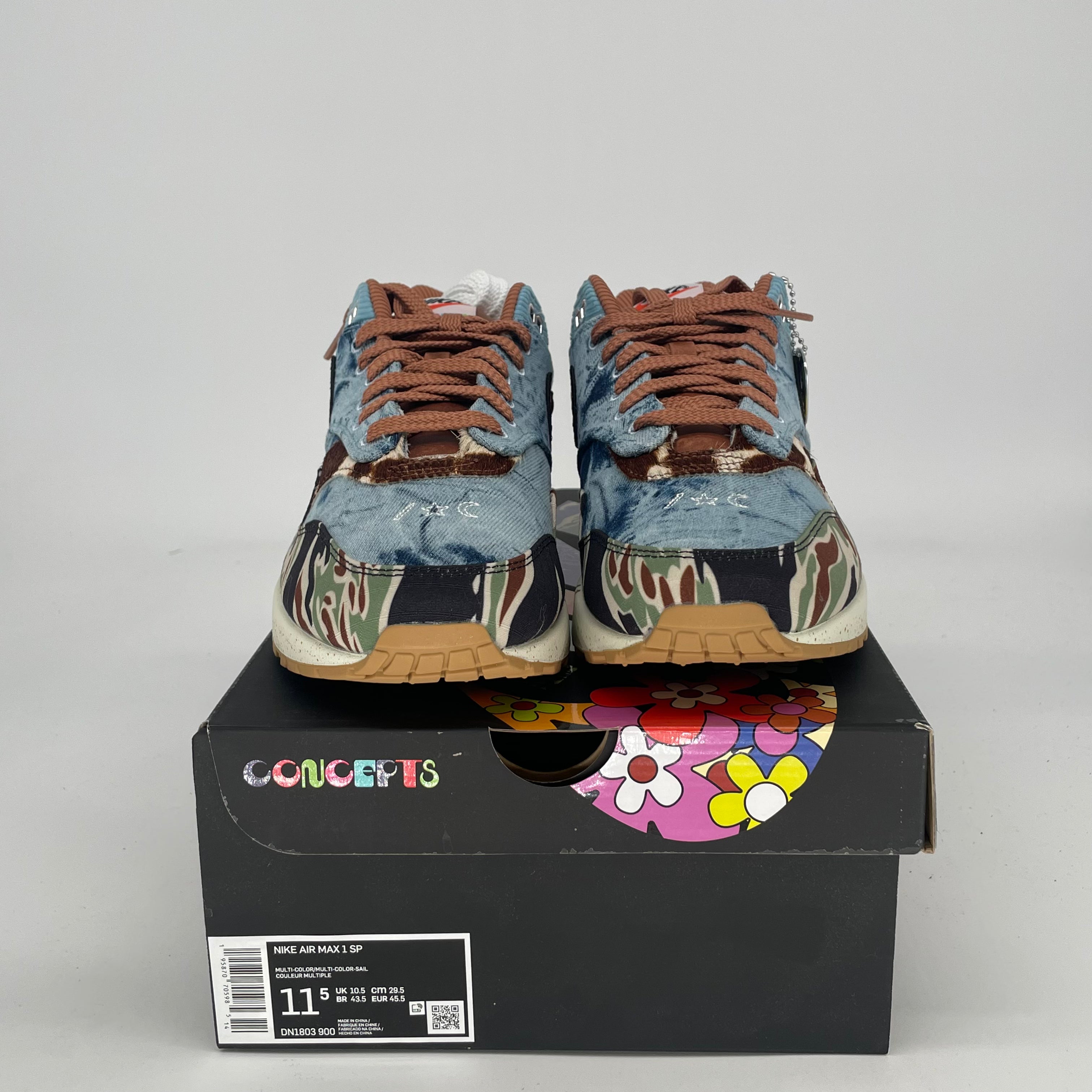 NIKE AIR MAX 1 CONCEPTS HEAVY DN1803-900 SIZE 11.5/13W