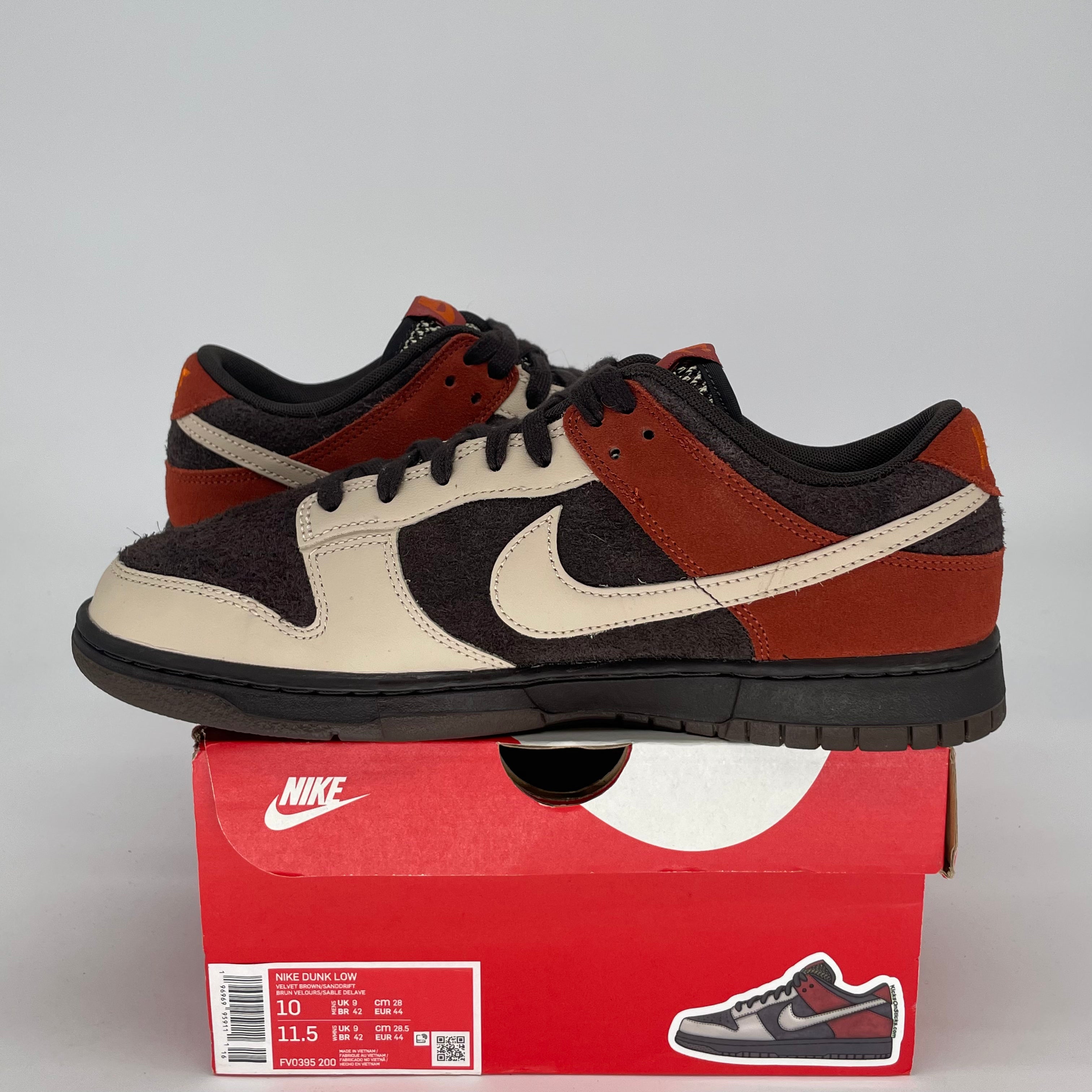 NIKE DUNK LOW RED PANDA FV0395-200 SIZE 10/11.5W