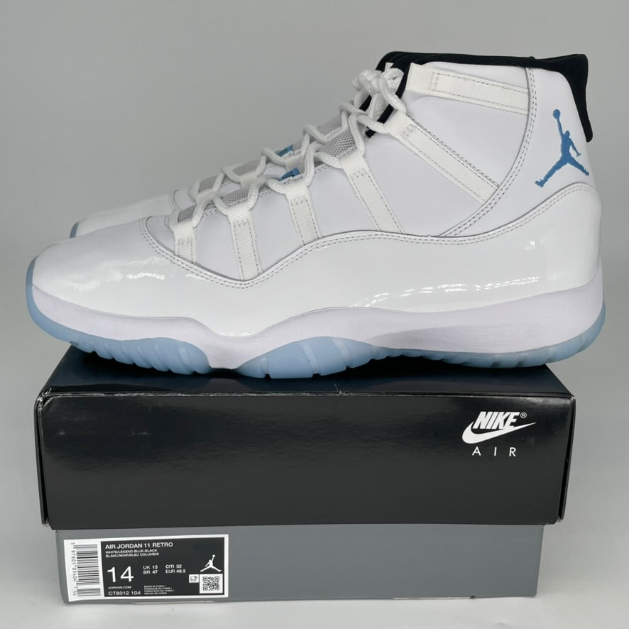 AIR JORDAN 11 LEGEND BLUE SIZE 14 CT8012-104