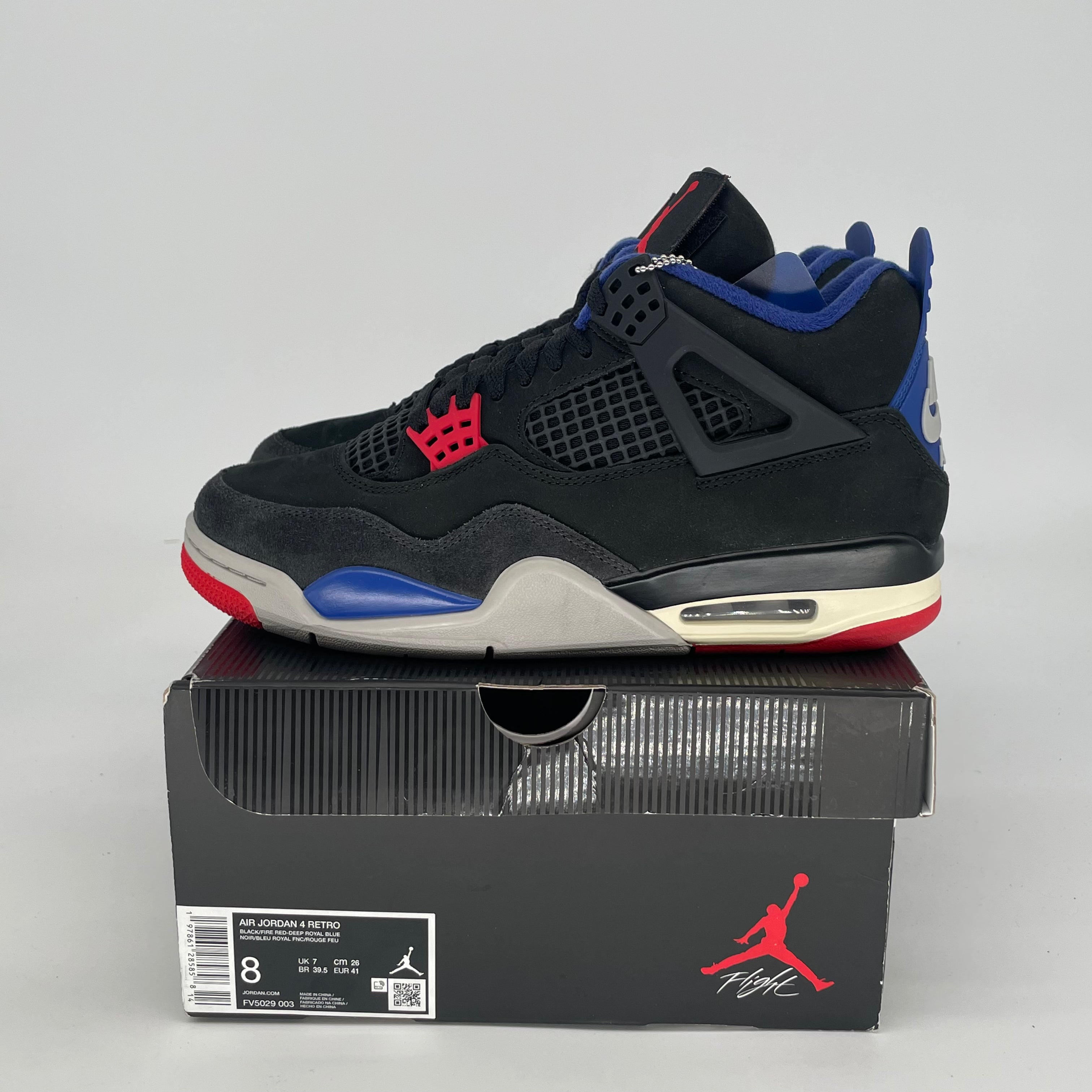 AIR JORDAN 4 RARE AIR WHITE LETTERING FV5029-003 SIZE 8/9.5W