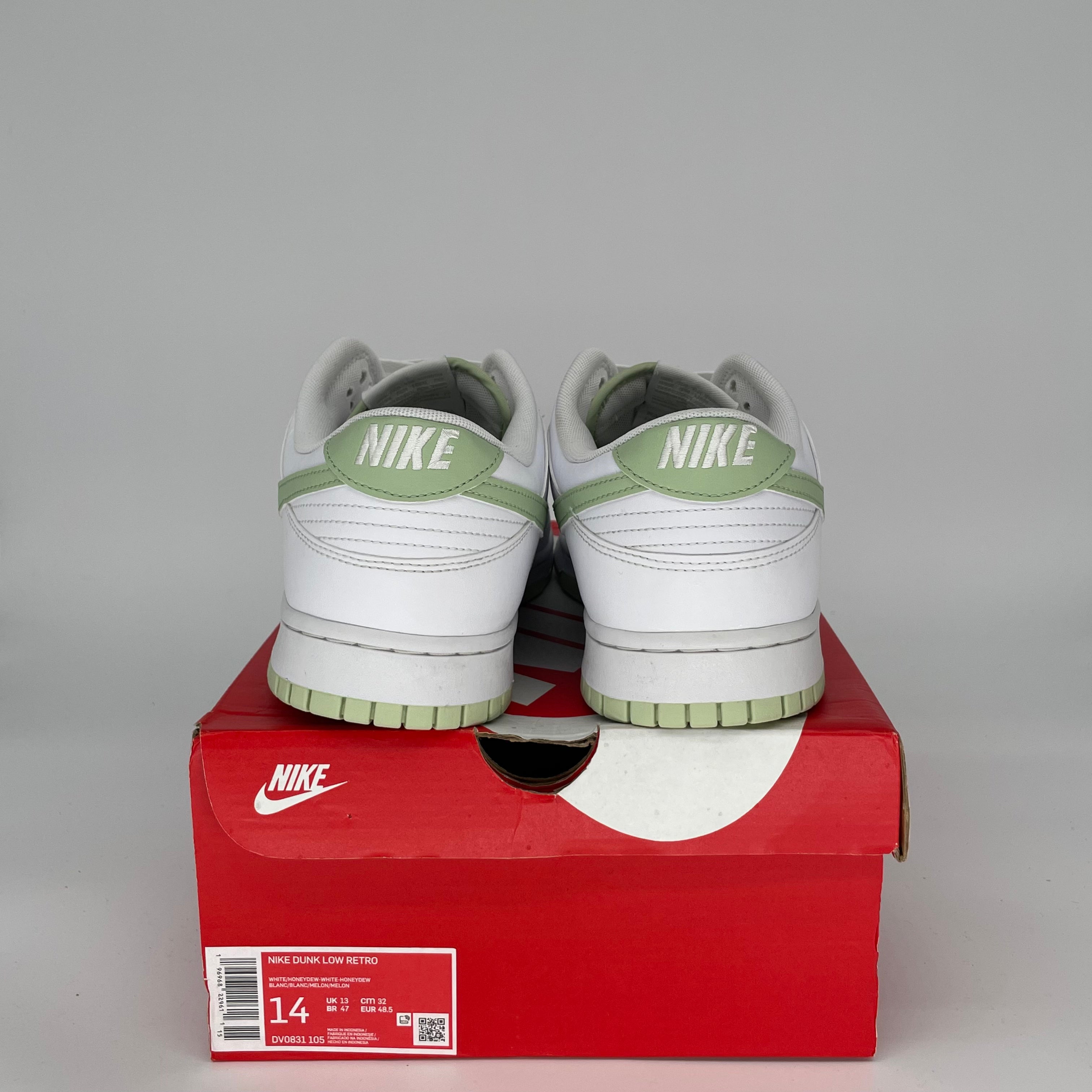 NIKE DUNK LOW HONEYDEW SIZE 14 DV0831-105