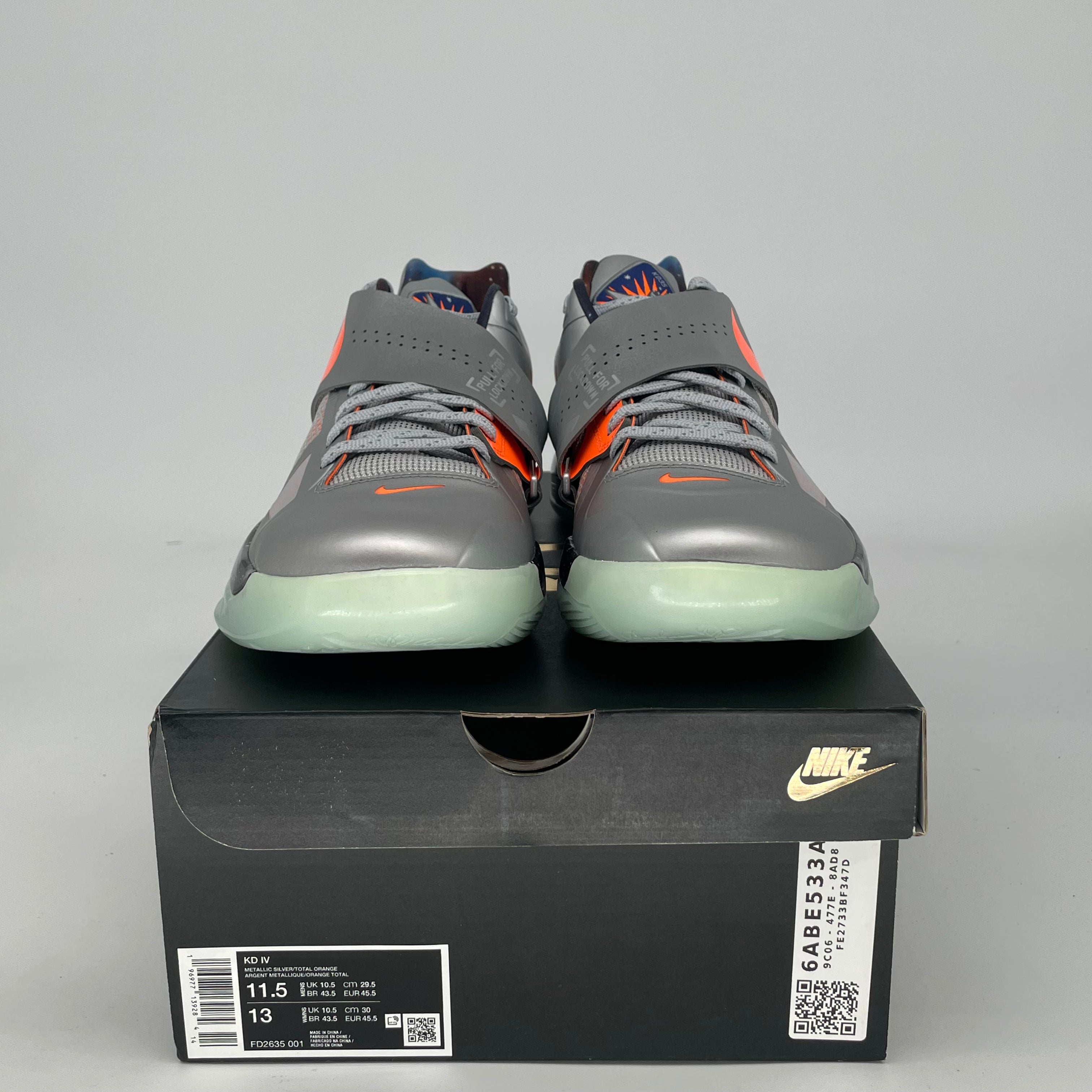 NIKE KD 4 GALAXY FD2635-001 SIZE 11.5/13W