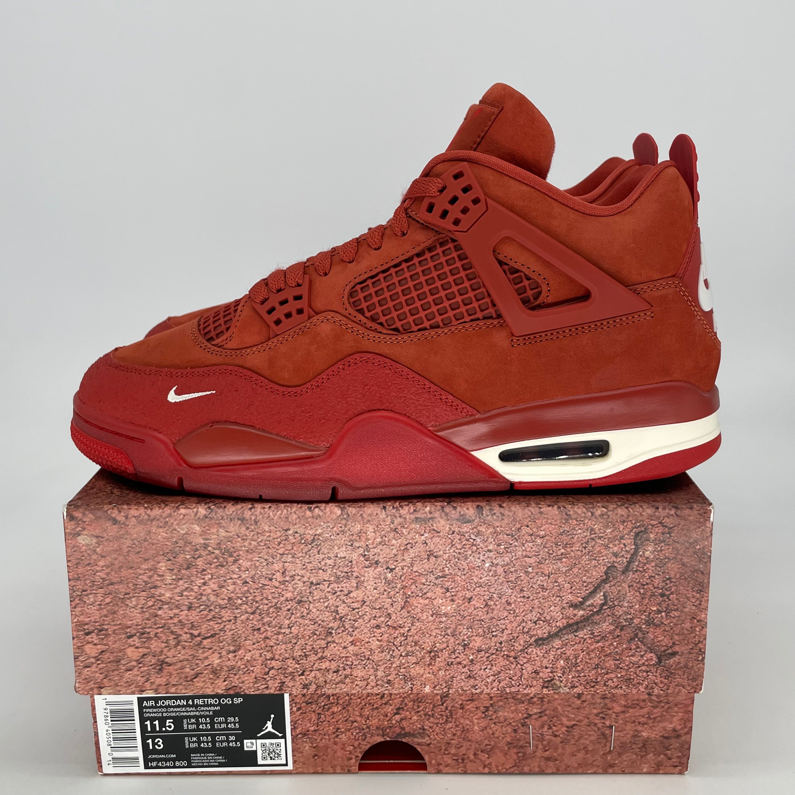 AIR JORDAN 4 BRICK BY BRICK HF4340-800 SIZE 11.5/13W