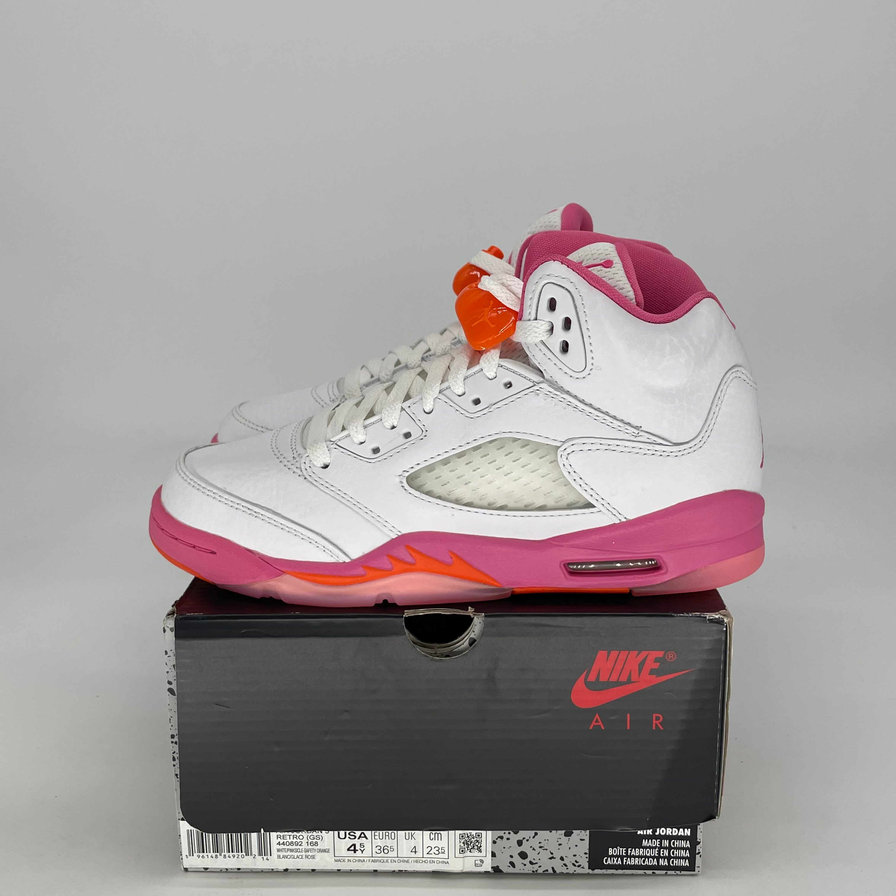 AIR JORDAN 5 PINKSICLE 440892-168 SIZE 4.5/6W