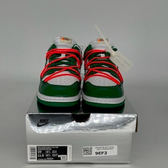 NIKE DUNK LOW OFF WHITE PINE GREEN SIZE 10 CT0856-100