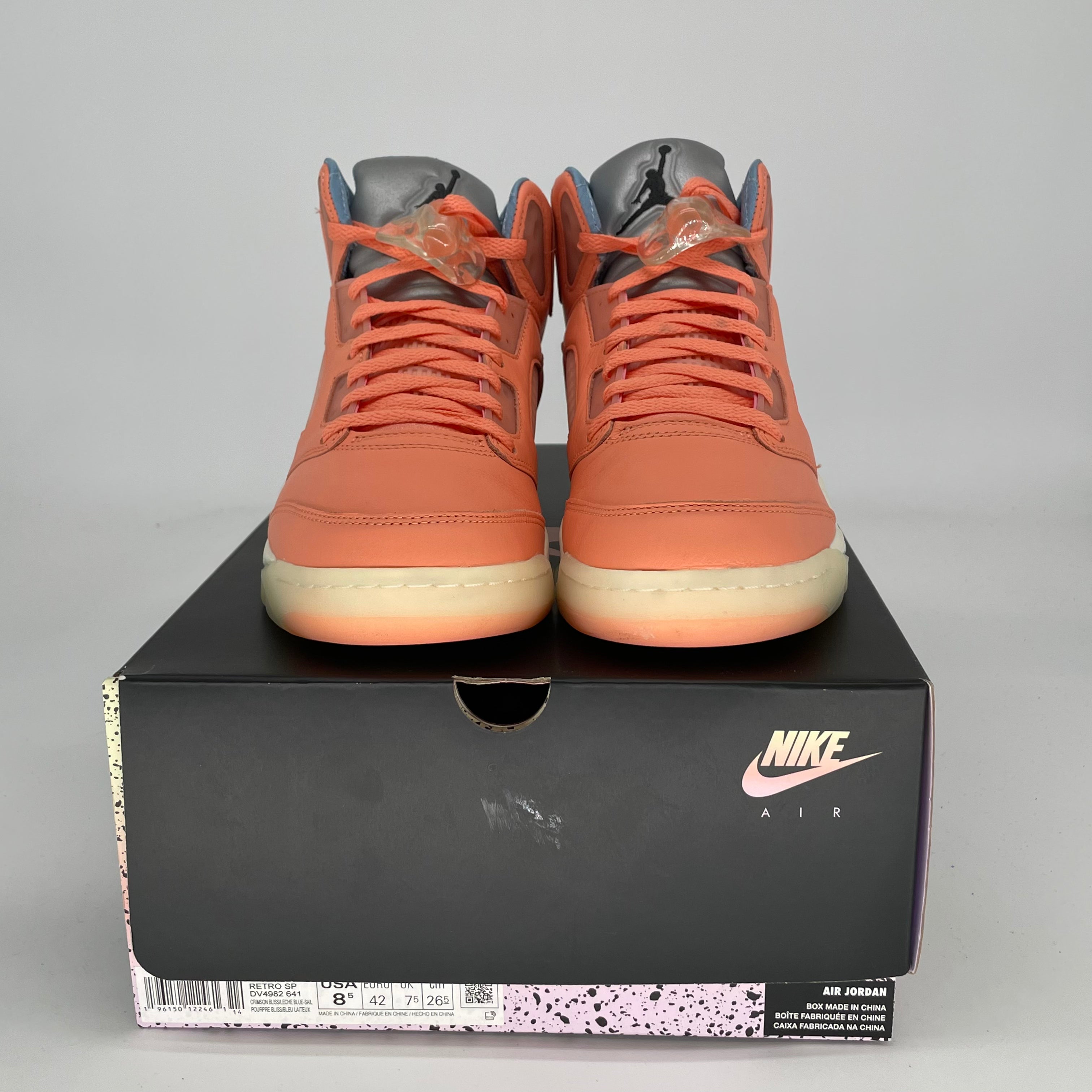 AIR JORDAN 5 DJ KALED WE THE BEST CRIMSON BLISS SIZE 8.5/10W DV4982-641