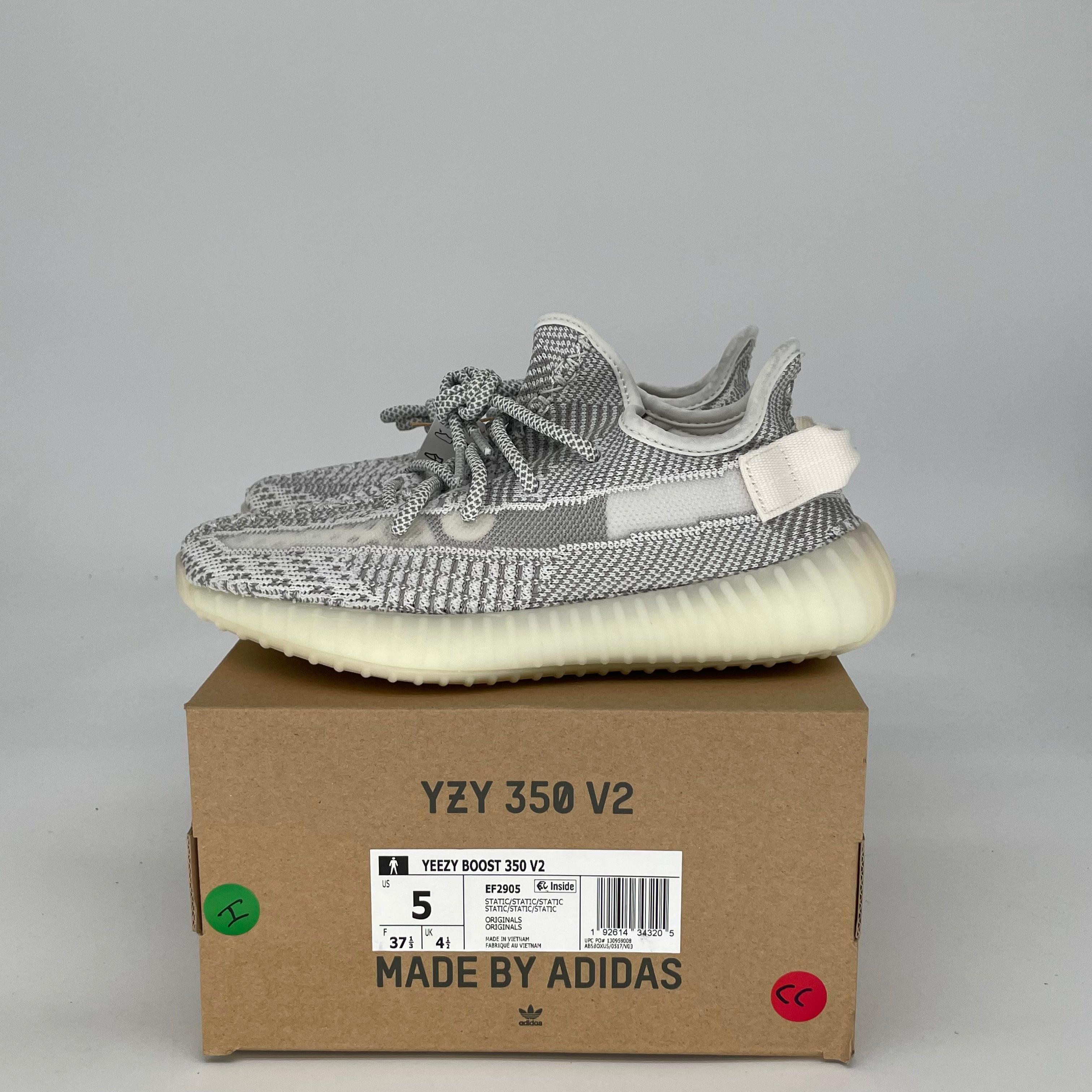 ADIDAS YEEZY 350 V2 STATIC EF2905 SIZE 5/6.5W