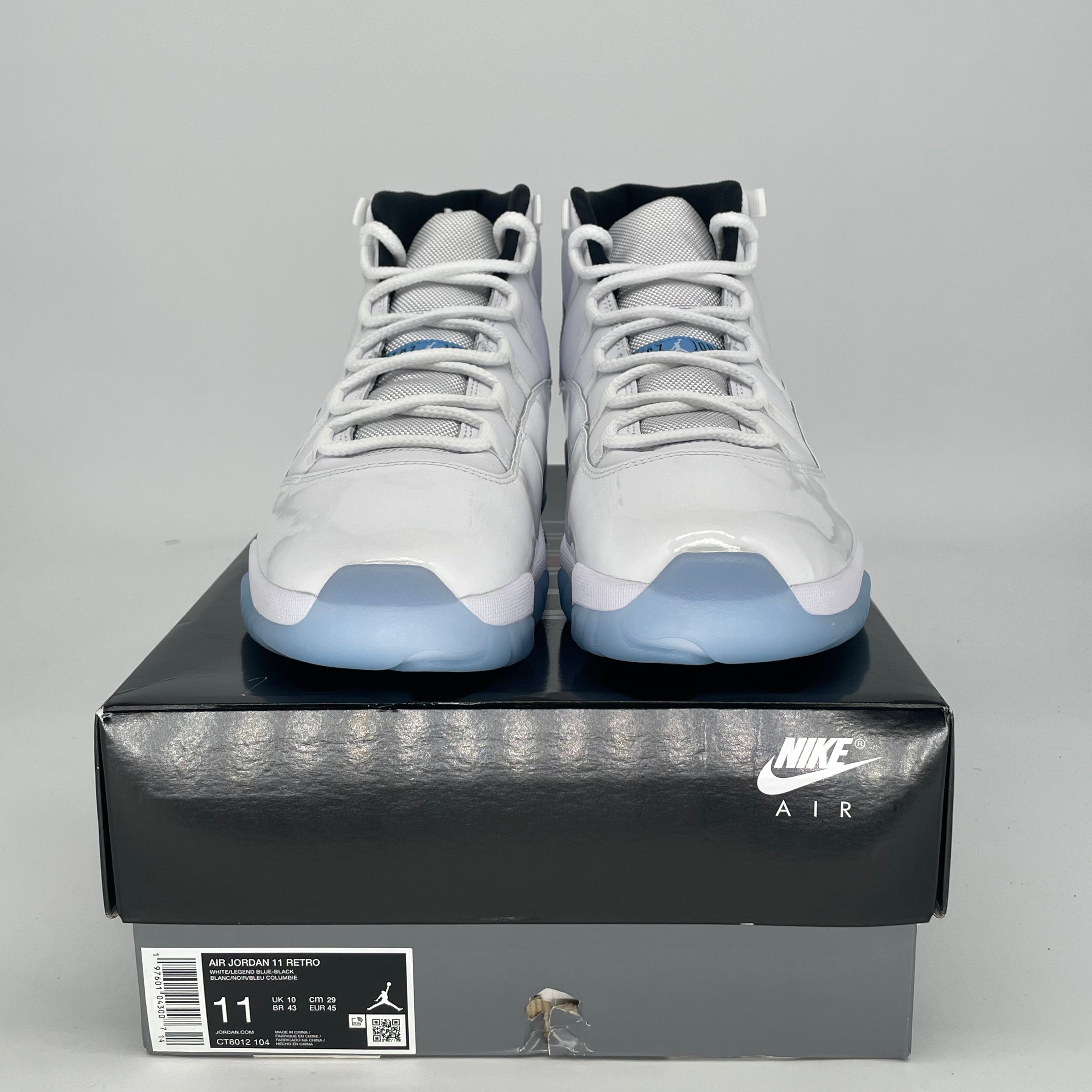 AIR JORDAN 11 LEGEND BLUE CT8012-104 SIZE 11/12.5W