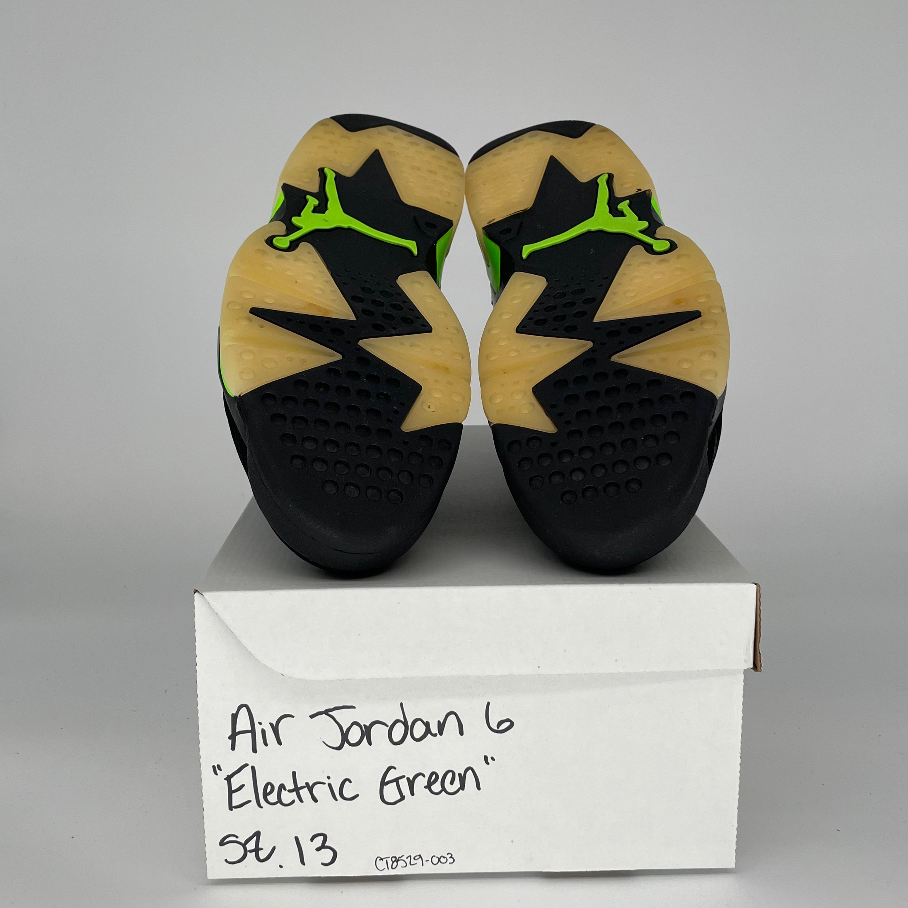 AIR JORDAN 6 ELECTRIC GREEN SIZE 13 CT8529-003