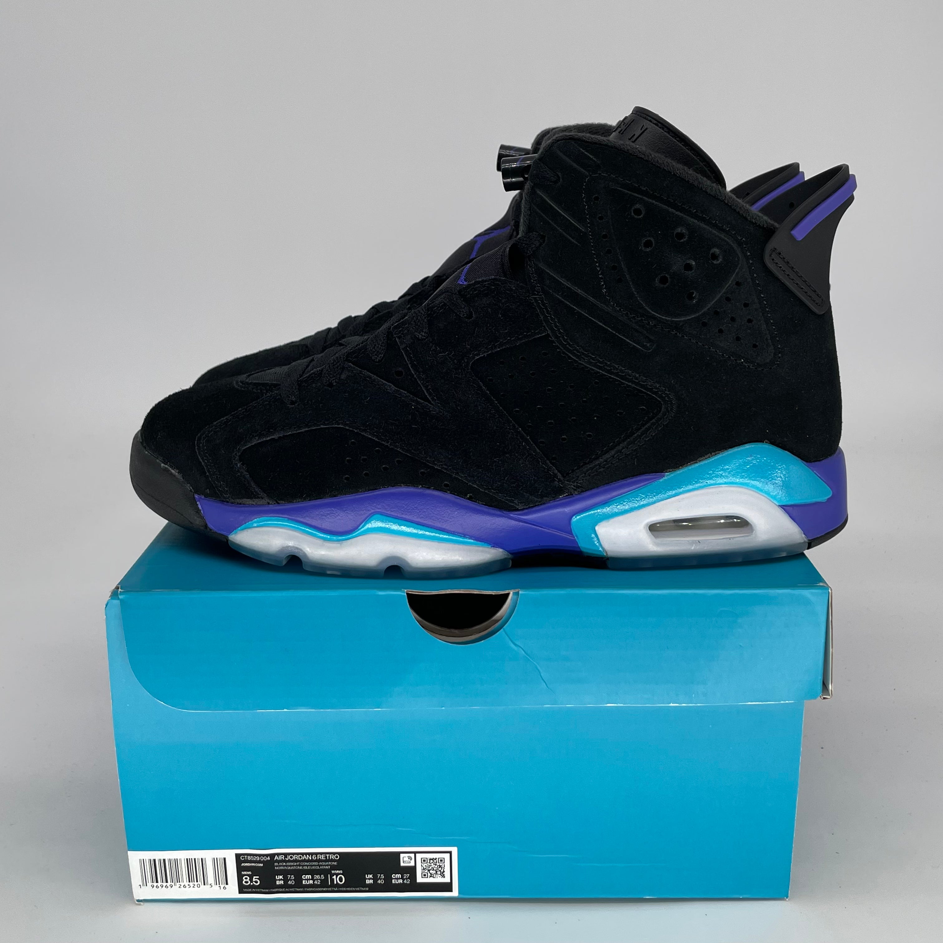AIR JORDAN 6 AQUA SIZE 8.5/10W CT8529-004