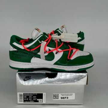 NIKE DUNK LOW OFF WHITE PINE GREEN SIZE 10 CT0856-100