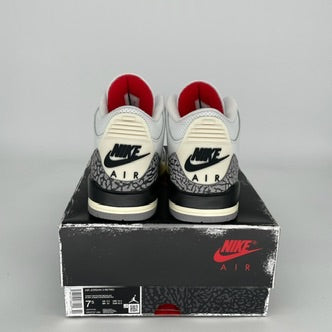 AIR JORDAN 3 WHITE CEMENT REIMAGINED SIZE 7.5 DN3707-100