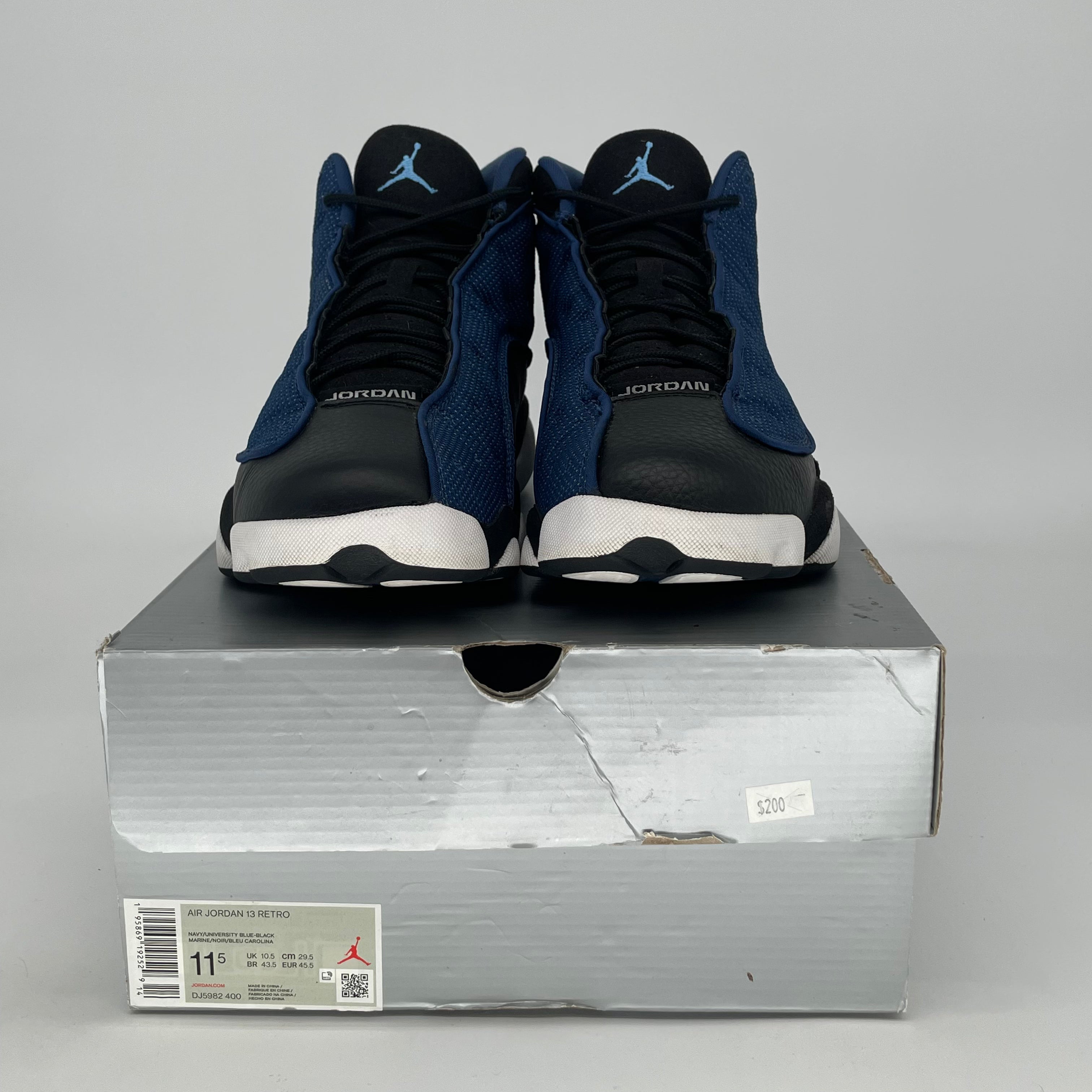 AIR JORDAN 13 BRAVE BLUE DJ5982-400 SIZE 11.5/13W