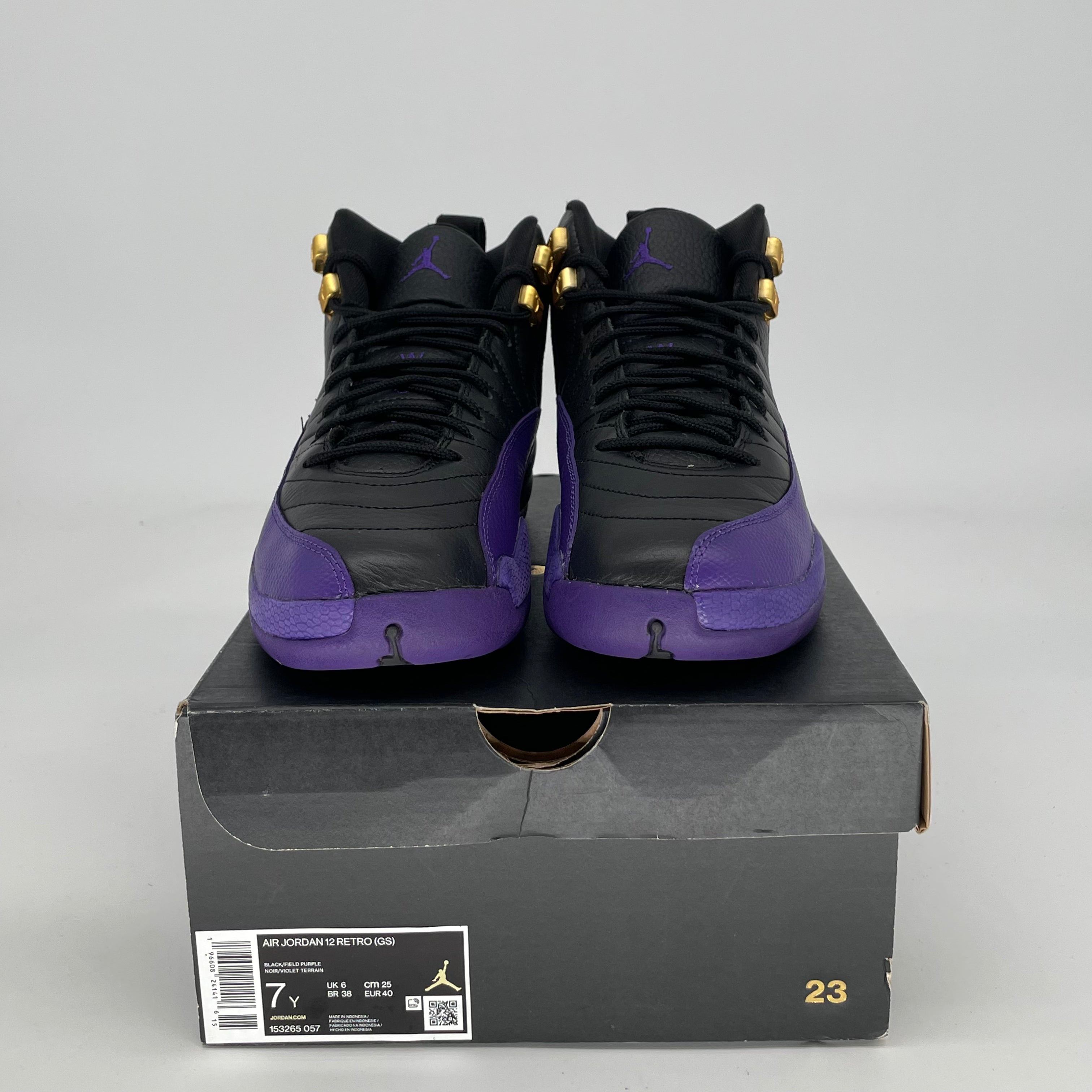 AIR JORDAN 12 FIELD PURPLE SIZE 7/8.5W 153265-057