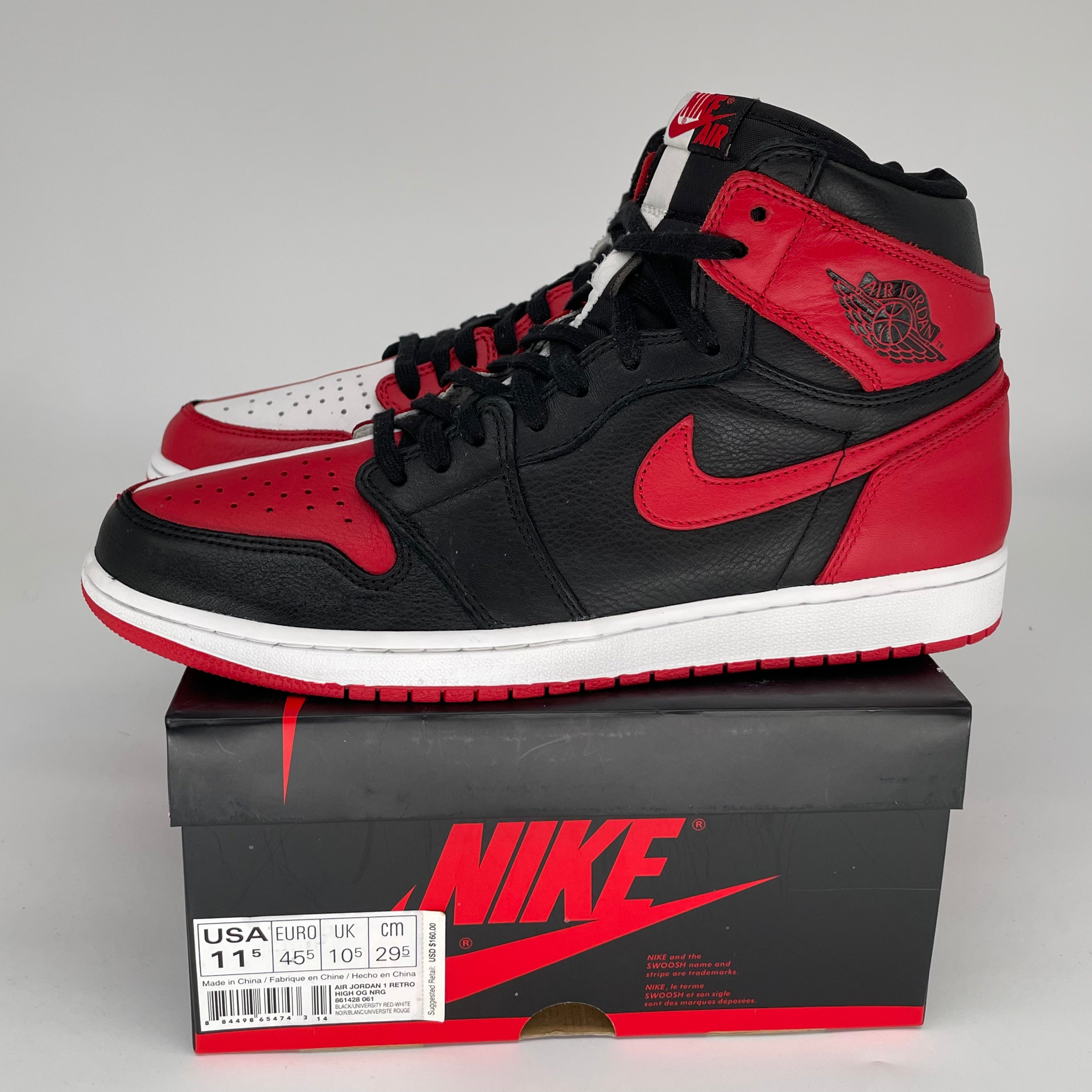 AIR JORDAN 1 HOMAGE TO HOME SIZE 11.5 861428-061