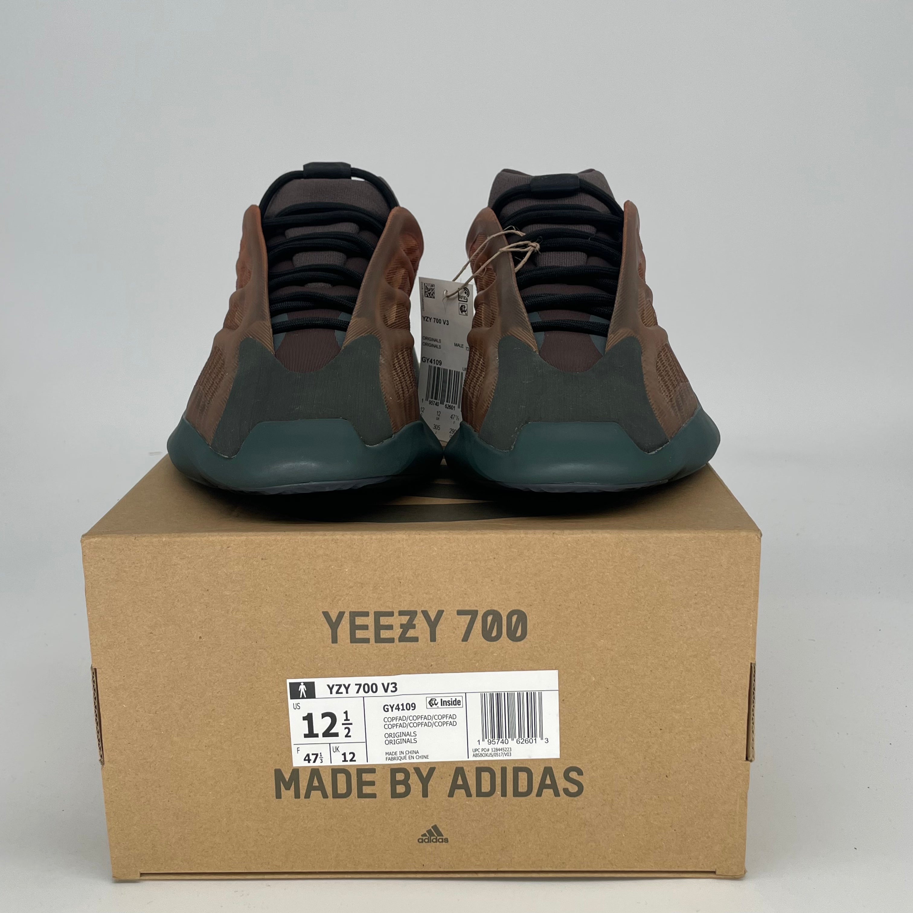 ADIDAS YEEZY 700 V3 COPPER FADE GY4109 SIZE 12.5/14W