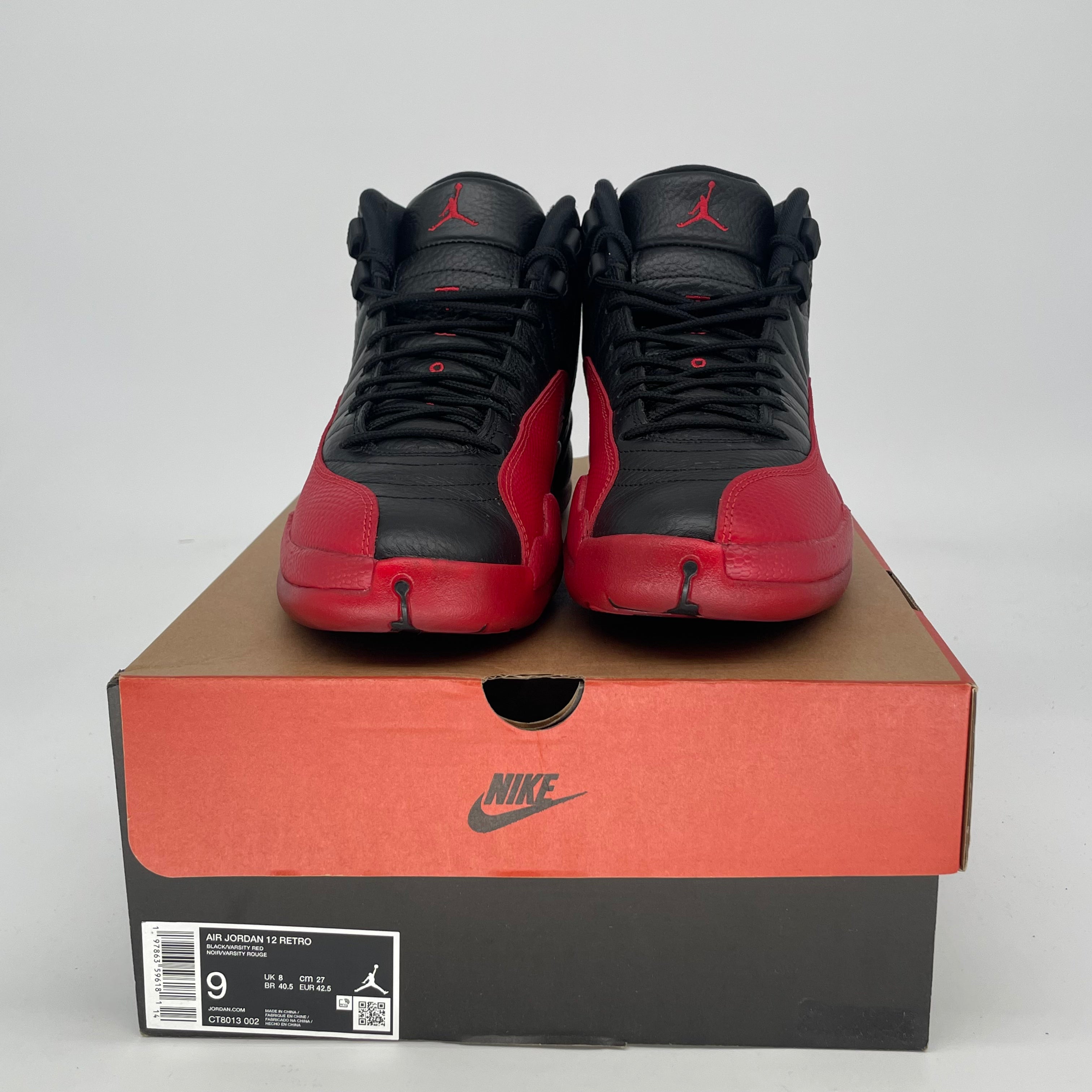 AIR JORDAN 12 FLU GAME CT8013-002 SIZE 9/10.5W