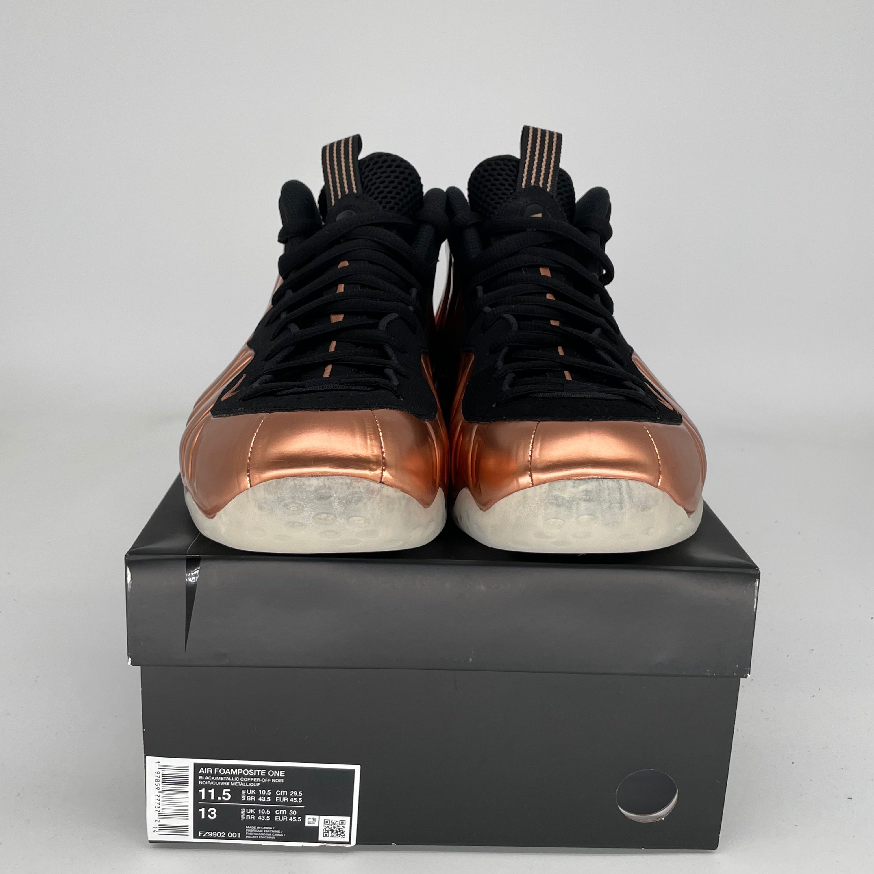 NIKE AIR FOAMPOSITE ONE COPPER SIZE 11.5 FZ9902-001
