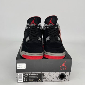 AIR JORDAN 4 BRED SIZE 10 305497-060