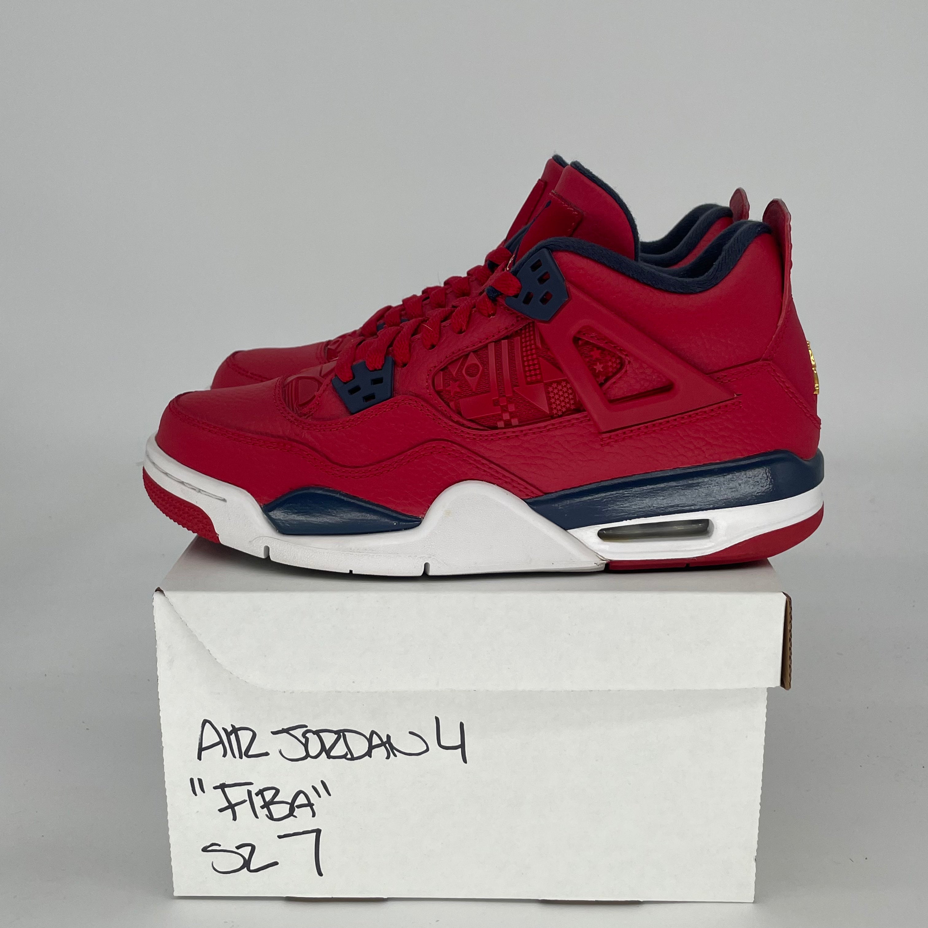 AIR JORDAN 4 FIBA 408452-617 SIZE 7/8.5W