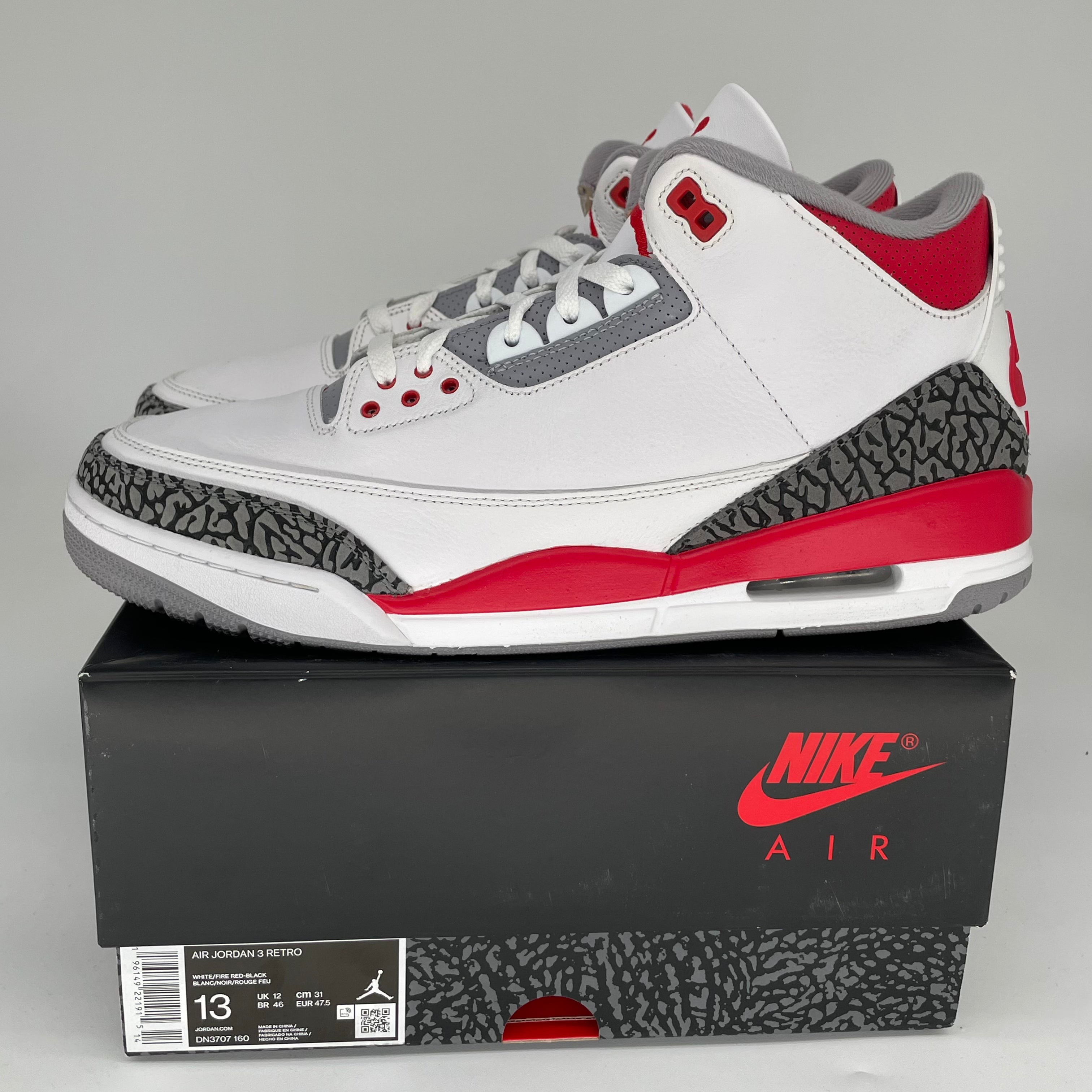 AIR JORDAN 3 FIRE RED SIZE 13 DN3707-160