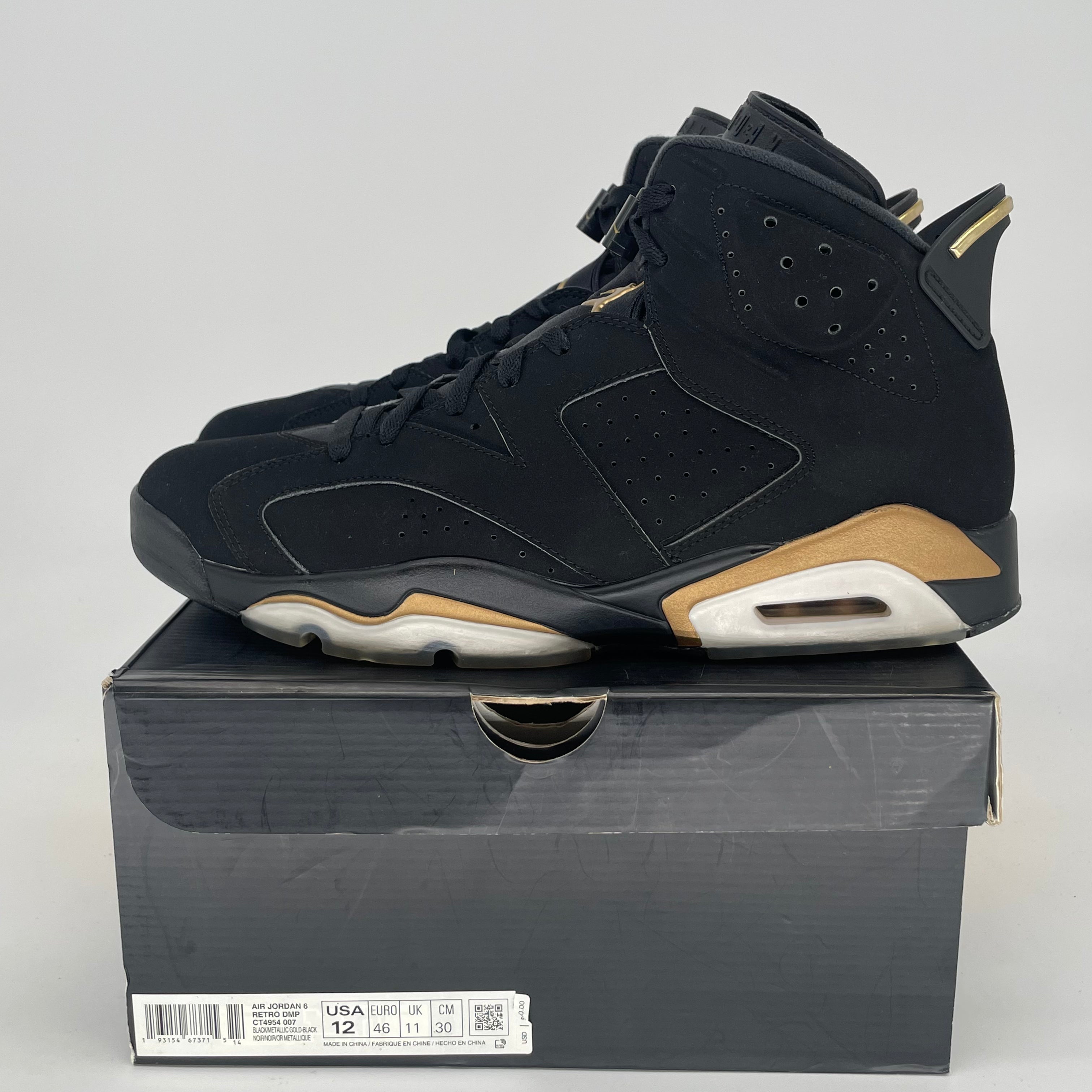 AIR JORDAN 6 DMP CT4954-007 SIZE 12/13.5W