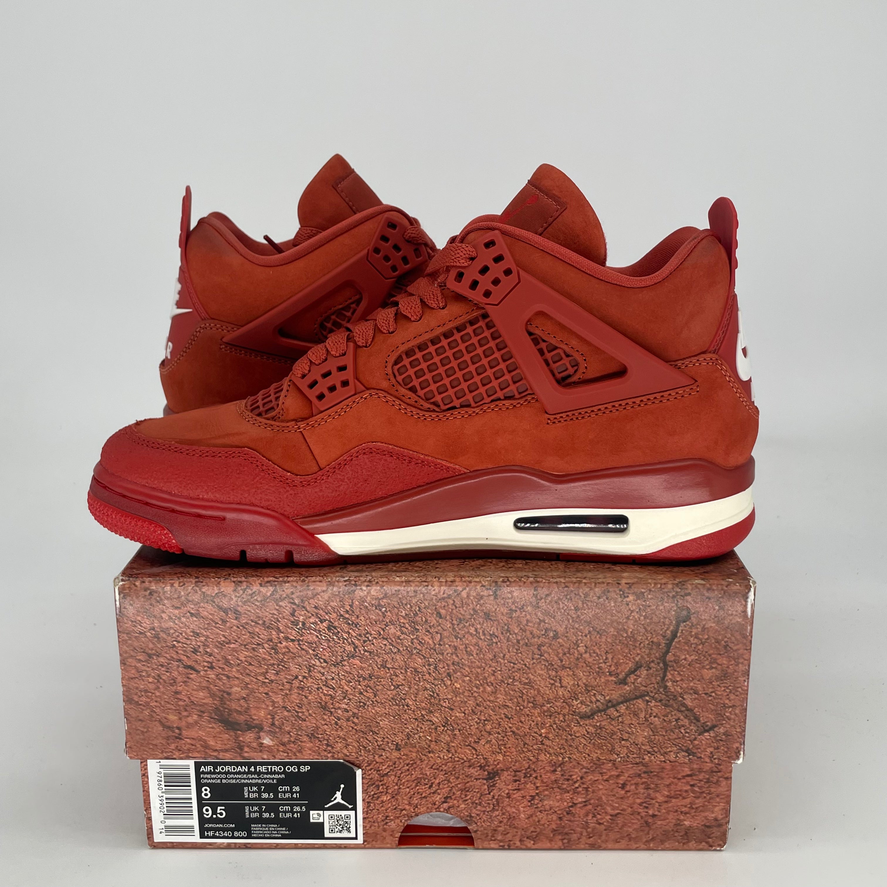 AIR JORDAN 4 BRICK BY BRICK HF4340-800 SIZE 8/9.5W