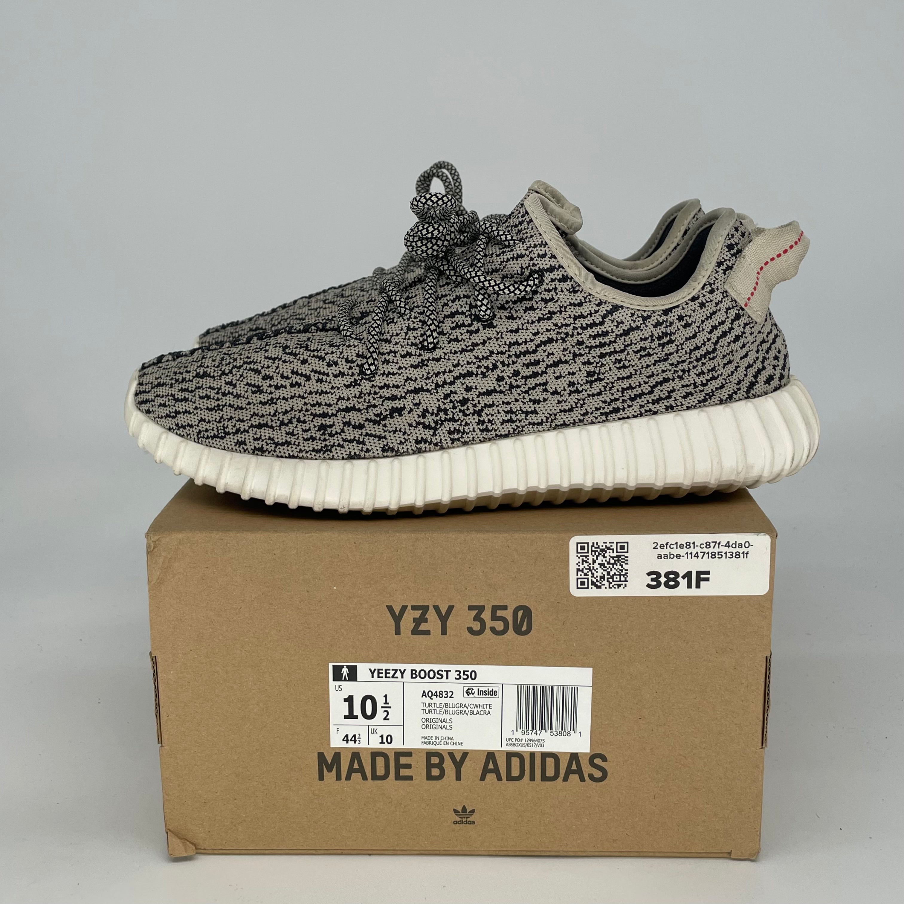 ADIDAS YEEZY 350 TURTLE DOVE AQ4832 10.5/12W