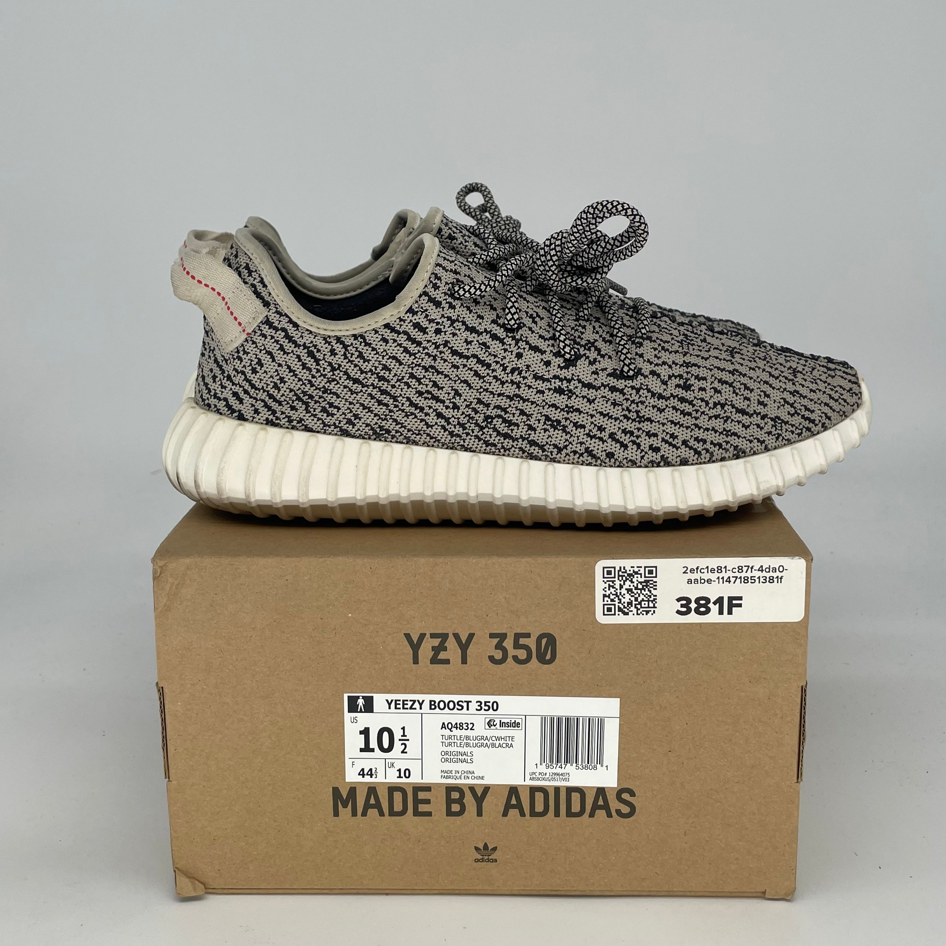 ADIDAS YEEZY 350 TURTLE DOVE AQ4832 10.5/12W