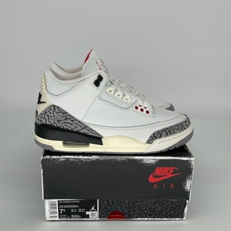 AIR JORDAN 3 WHITE CEMENT REIMAGINED SIZE 7.5 DN3707-100