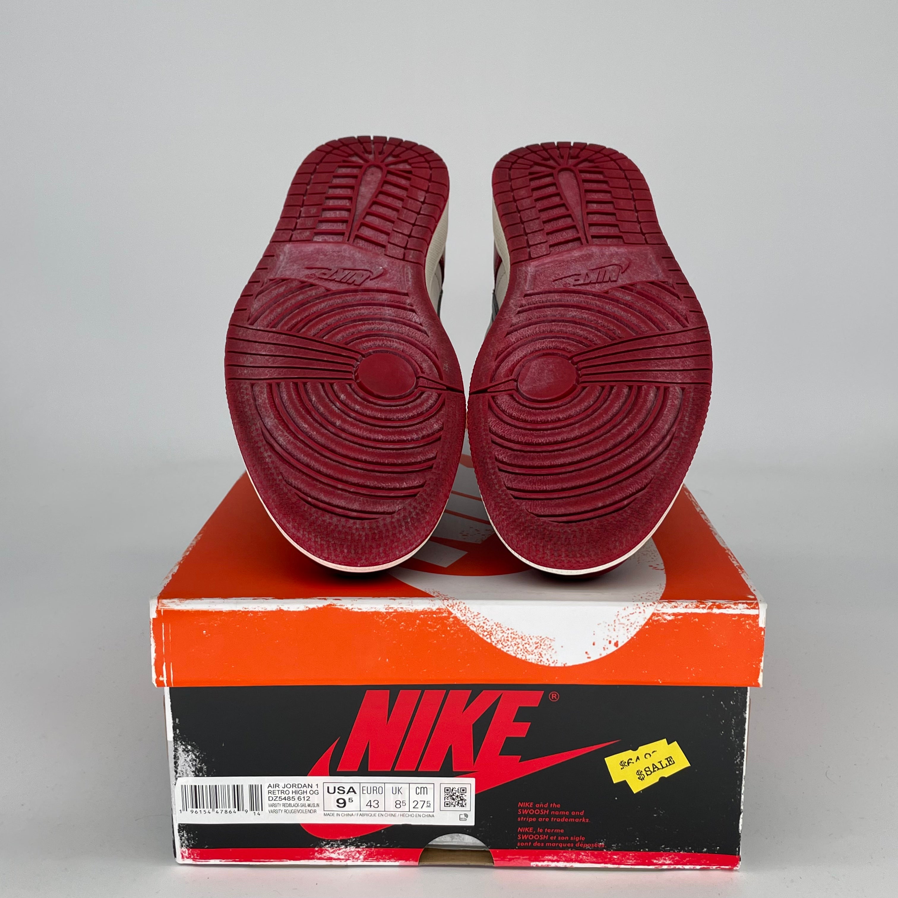 AIR JORDAN 1 CHICAGO LOST AND FOUND SIZE 9.5/11W DZ5485-612