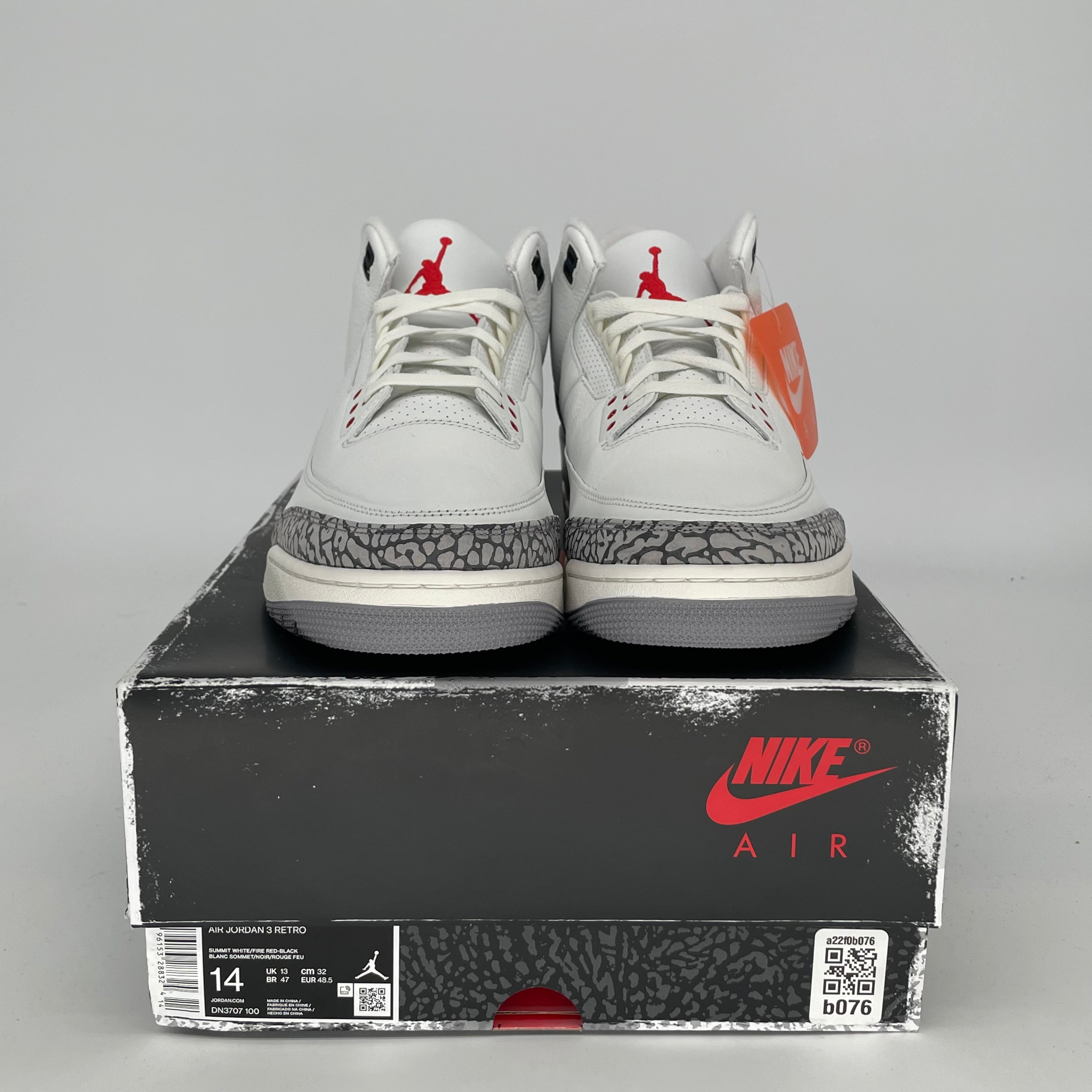 AIR JORDAN 3 WHITE CEMENT REIMAGINED SIZE 14 DN3707-100