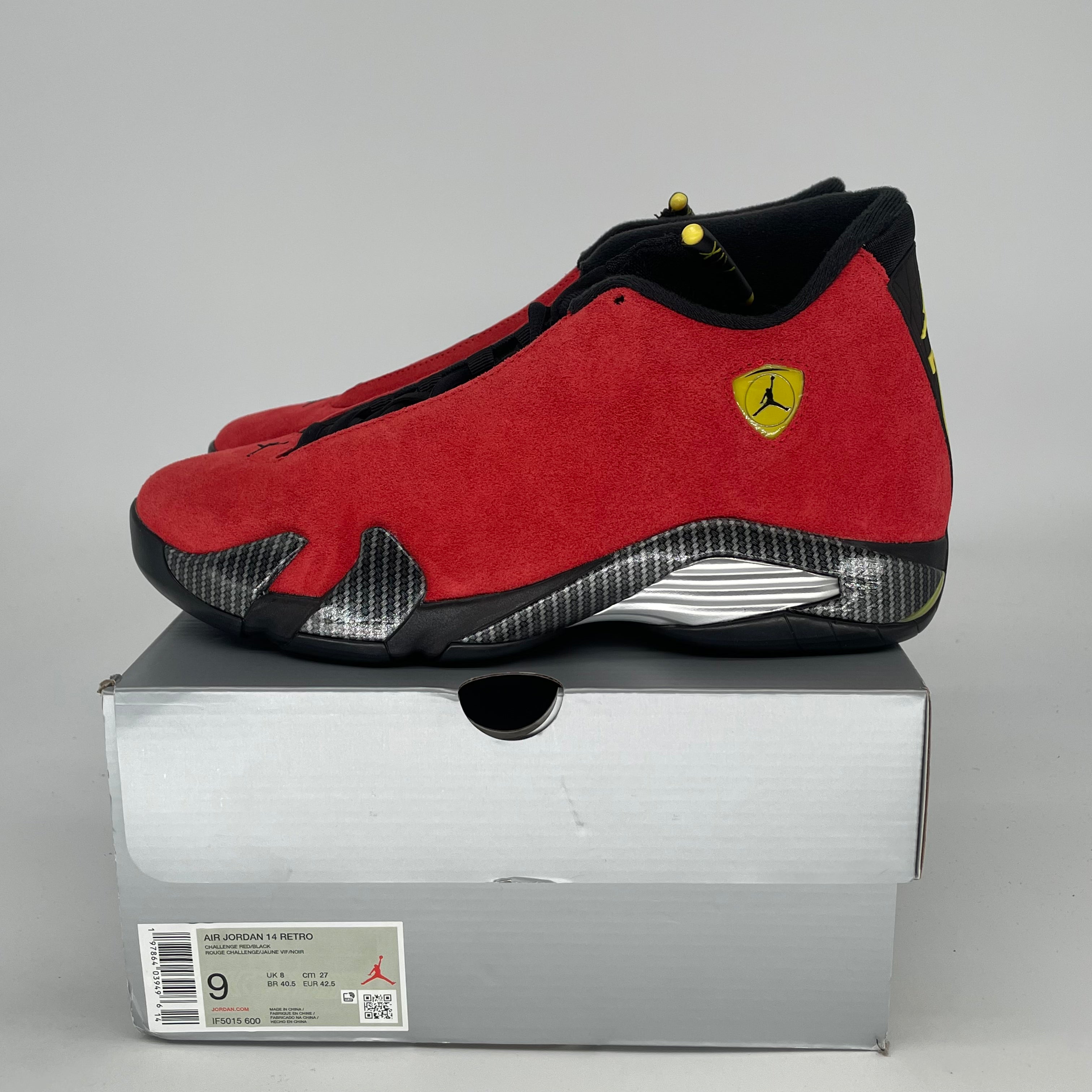 AIR JORDAN 14 FERRARI IF5015-600 SIZE 9/10.5W