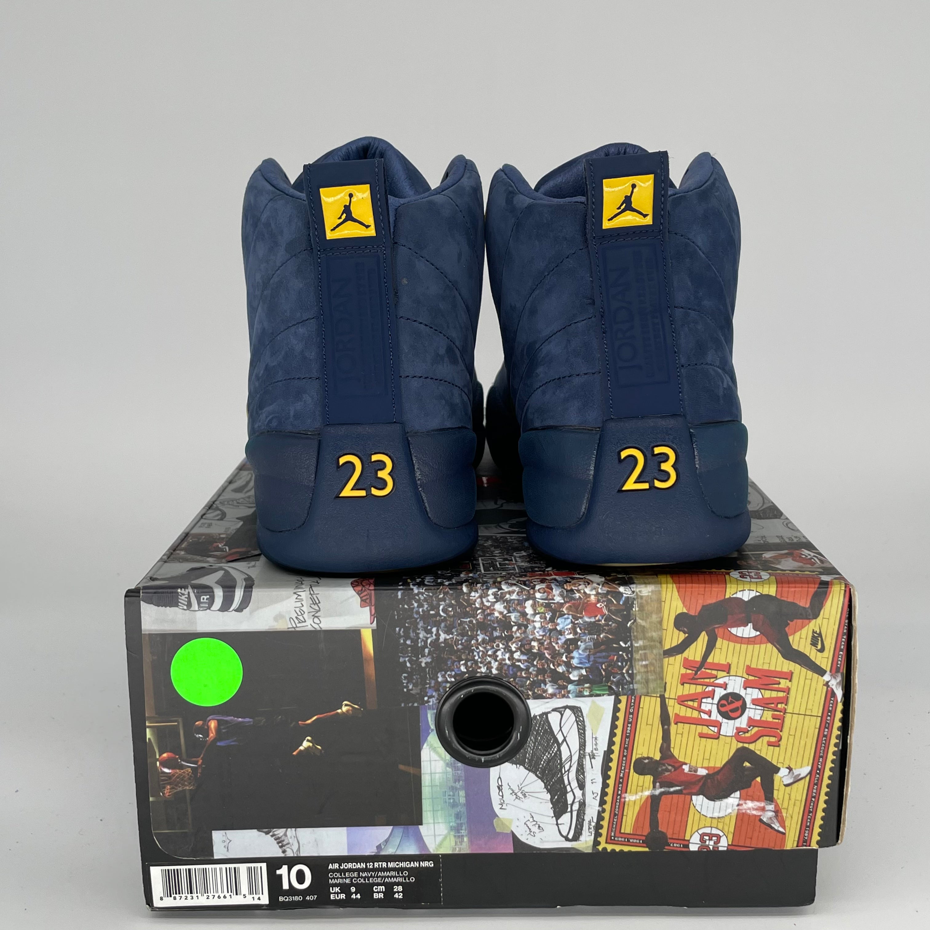 AIR JORDAN 12 MICHIGAN SIZE 10 BQ3180-407