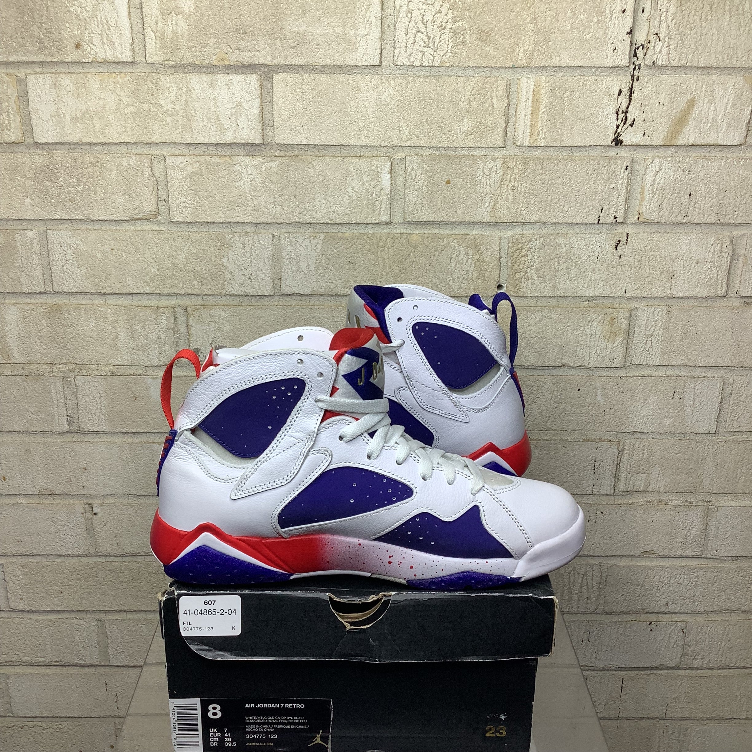 AIR JORDAN 7 TINKER ALTERNATE SIZE 8 304775-123