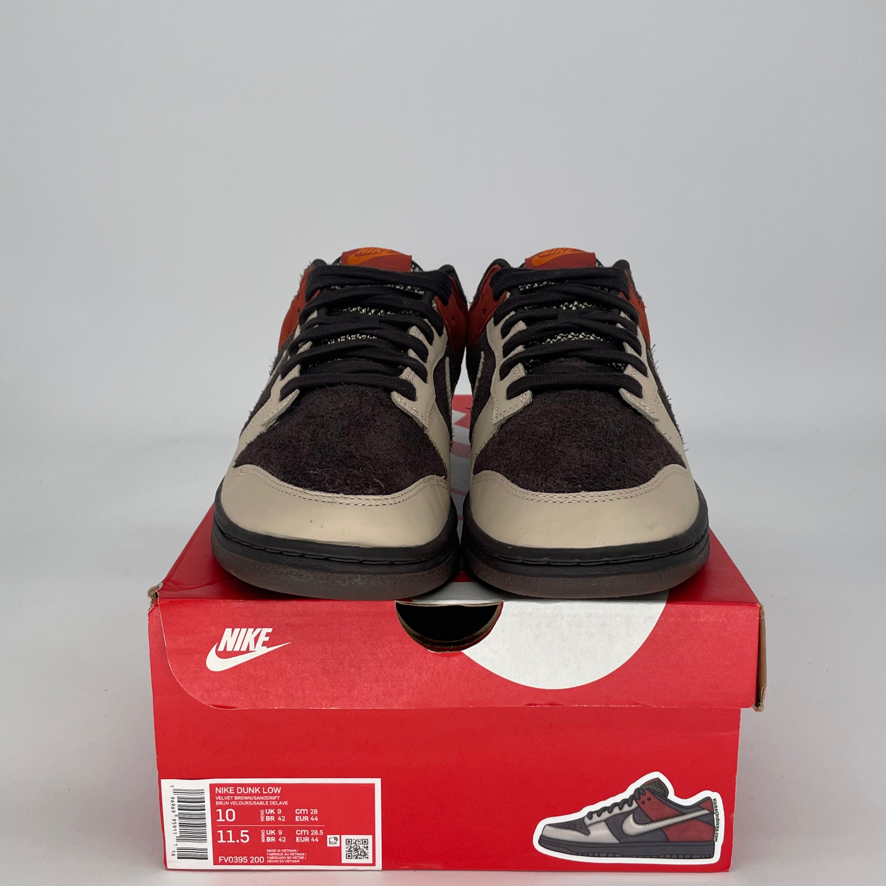 NIKE DUNK LOW RED PANDA FV0395-200 SIZE 10/11.5W