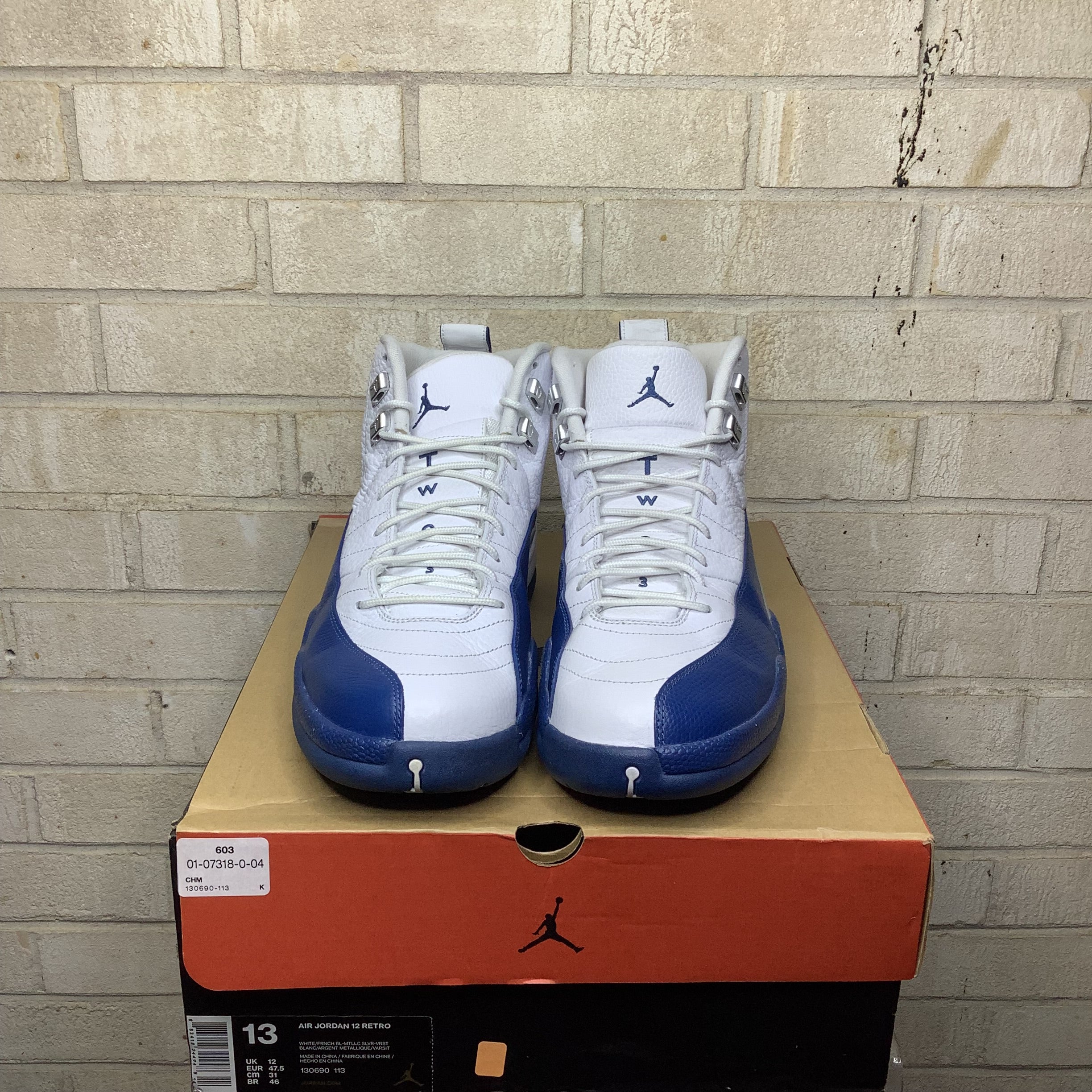 AIR JORDAN 12 FRENCH BLUE SIZE 13 130690-113