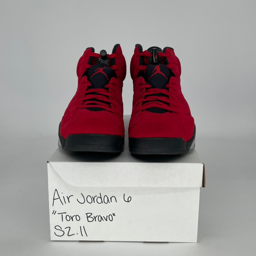 AIR JORDAN 6 TORO BRAVO CT8529-600 SIZE 11/12.5W