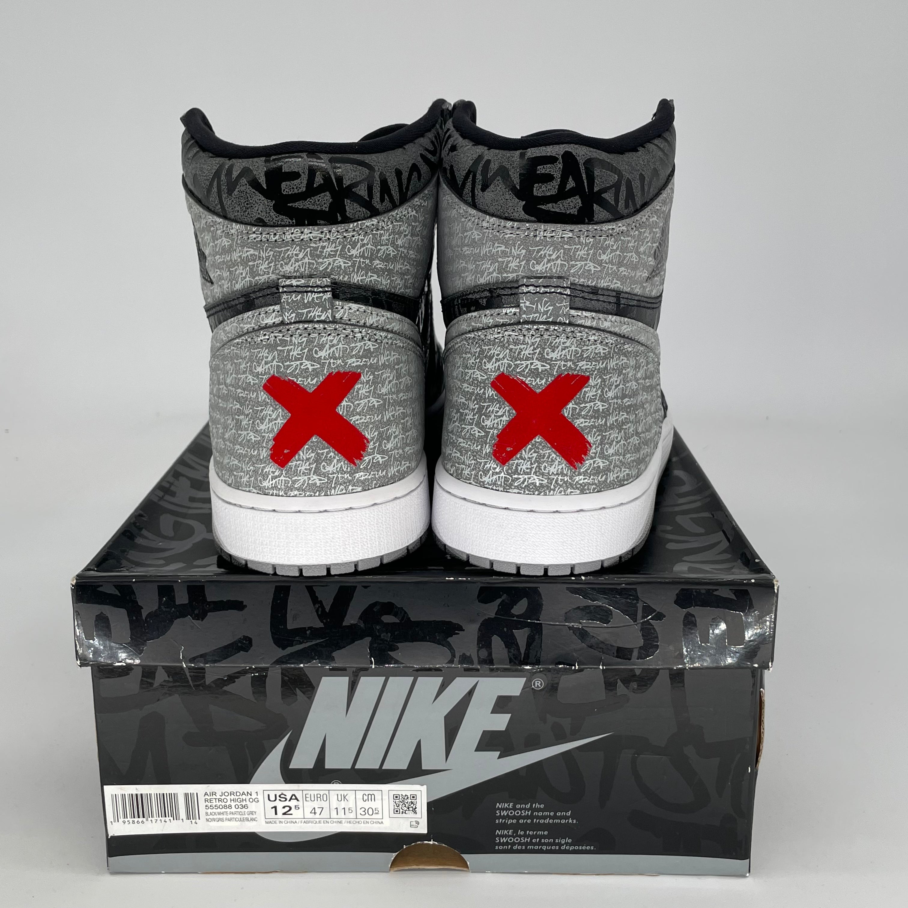 AIR JORDAN 1 REBELLIONAIRE SIZE 12.5 555088-036