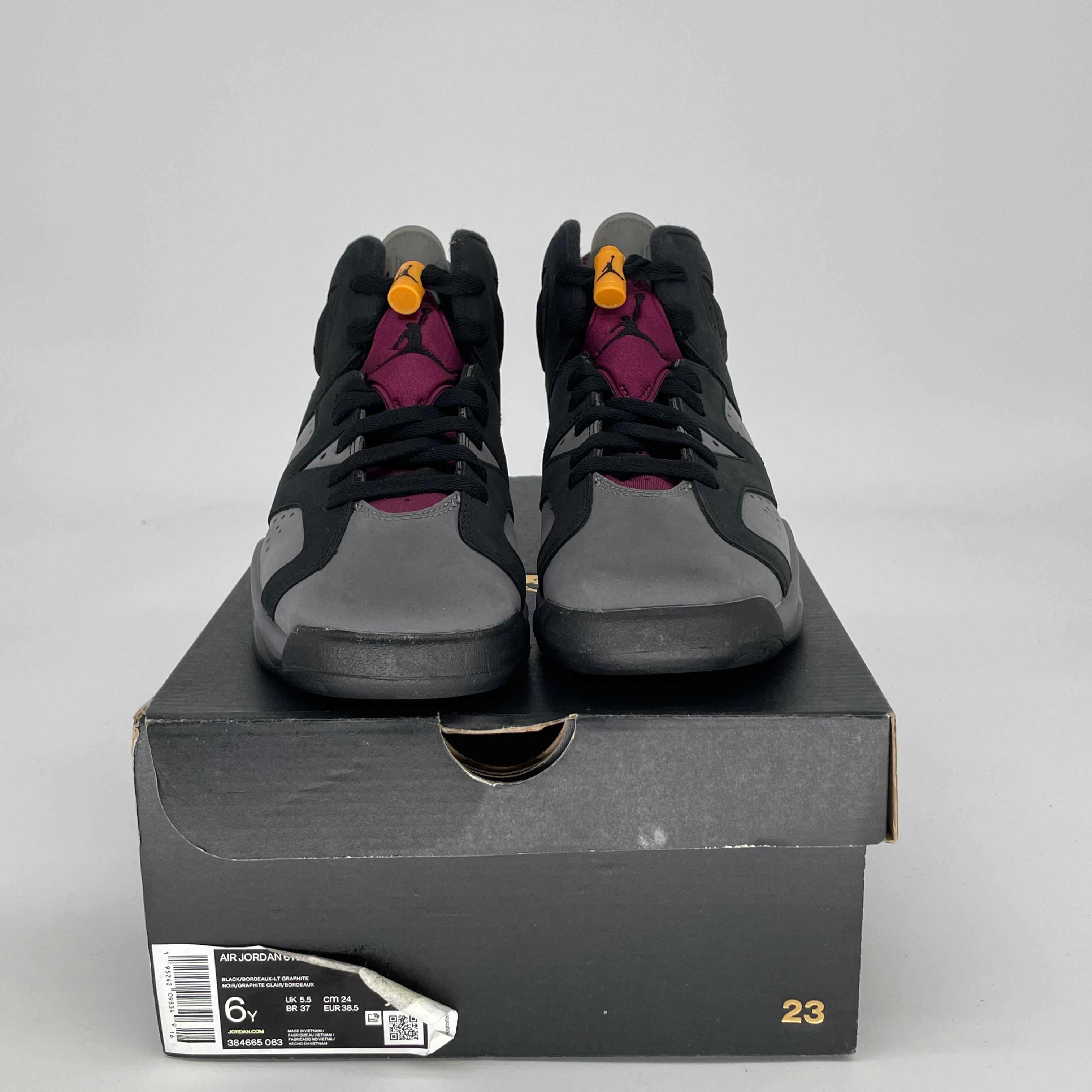 AIR JORDAN 6 BORDEAUX SIZE 6/7.5W 384665-063