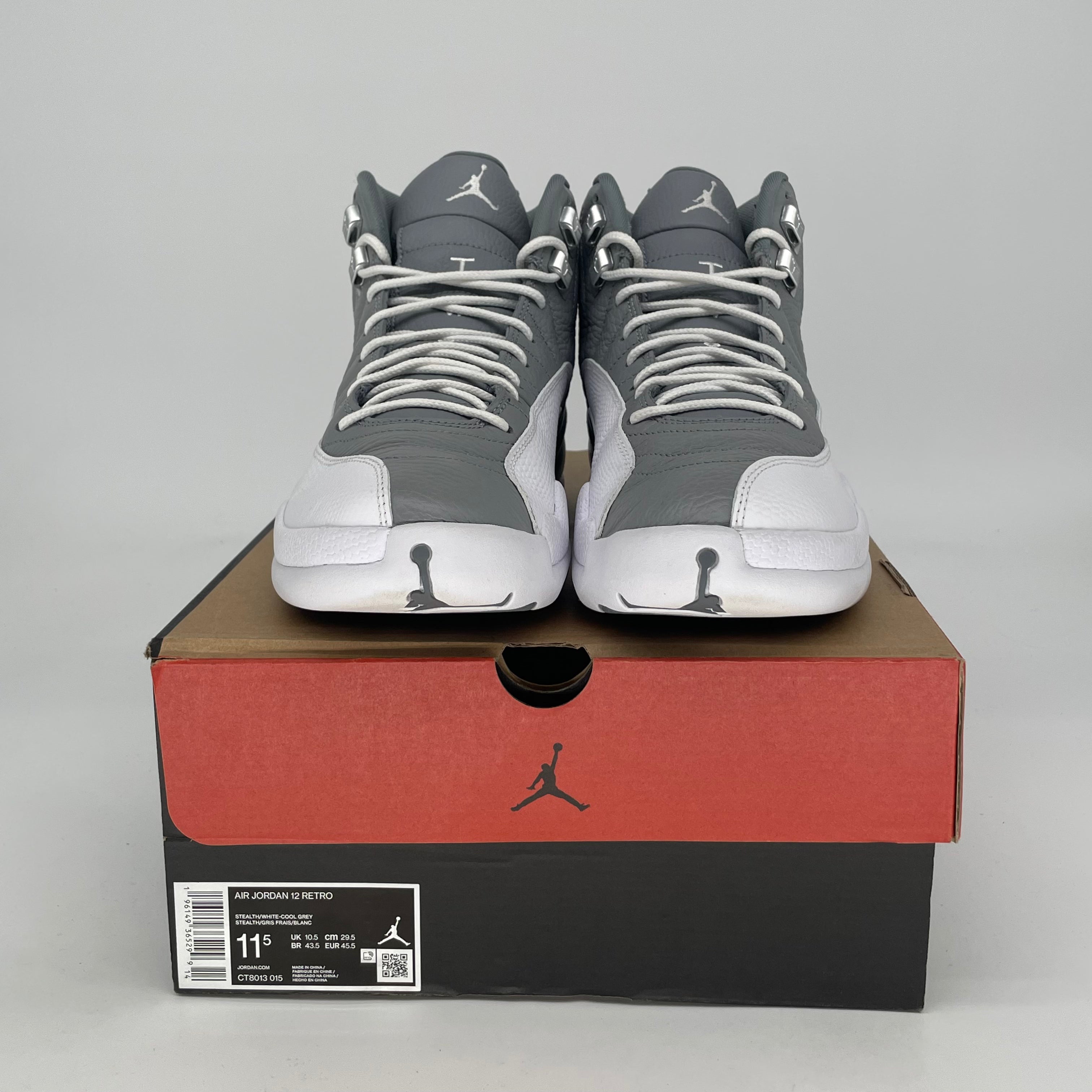 AIR JORDAN 12 STEALTH CT8013-015 SIZE 11.5/13W