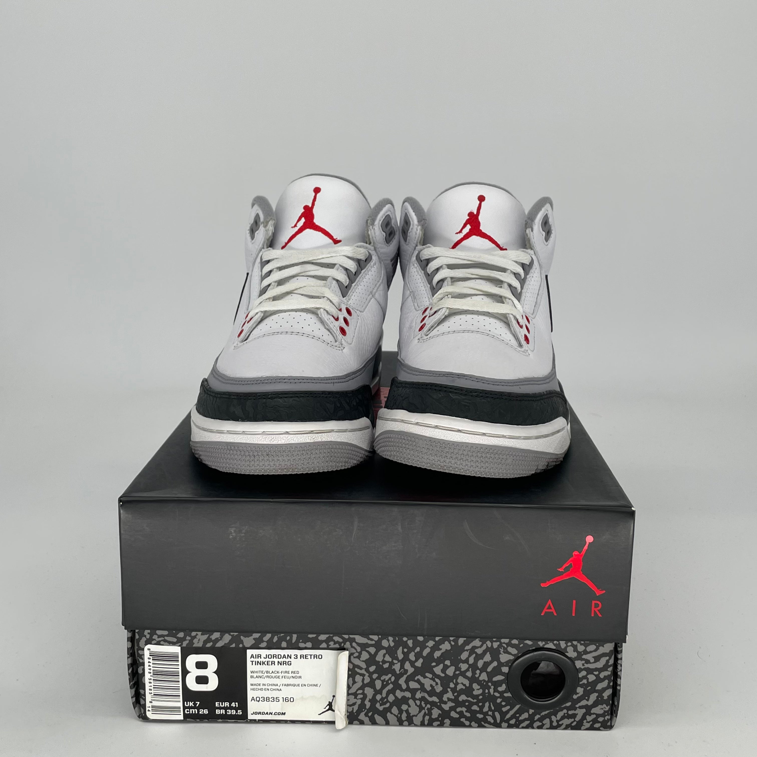 AIR JORDAN 3 TINKER HATFIELD SIZE 8/9.5W AQ3835-160