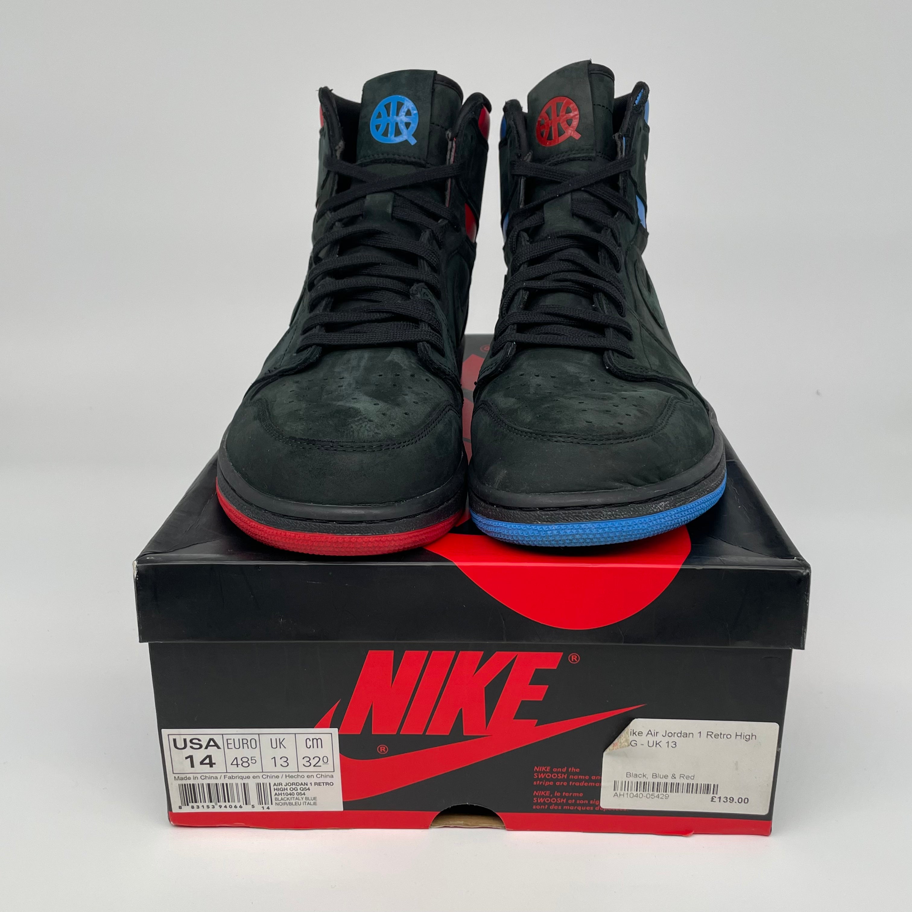 AIR JORDAN 1 QUAI 54 SIZE 14 AH1040-054