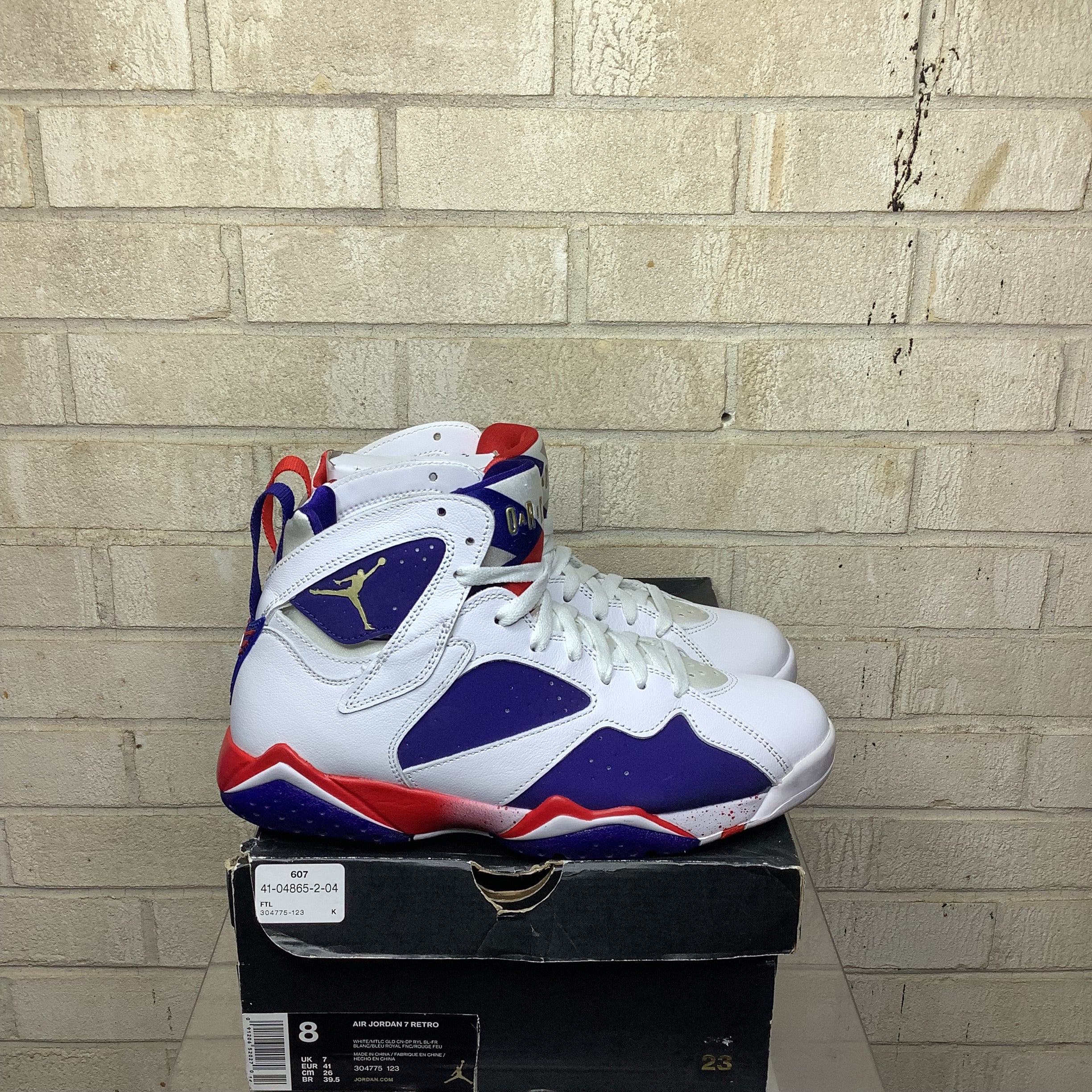 AIR JORDAN 7 TINKER ALTERNATE SIZE 8 304775-123