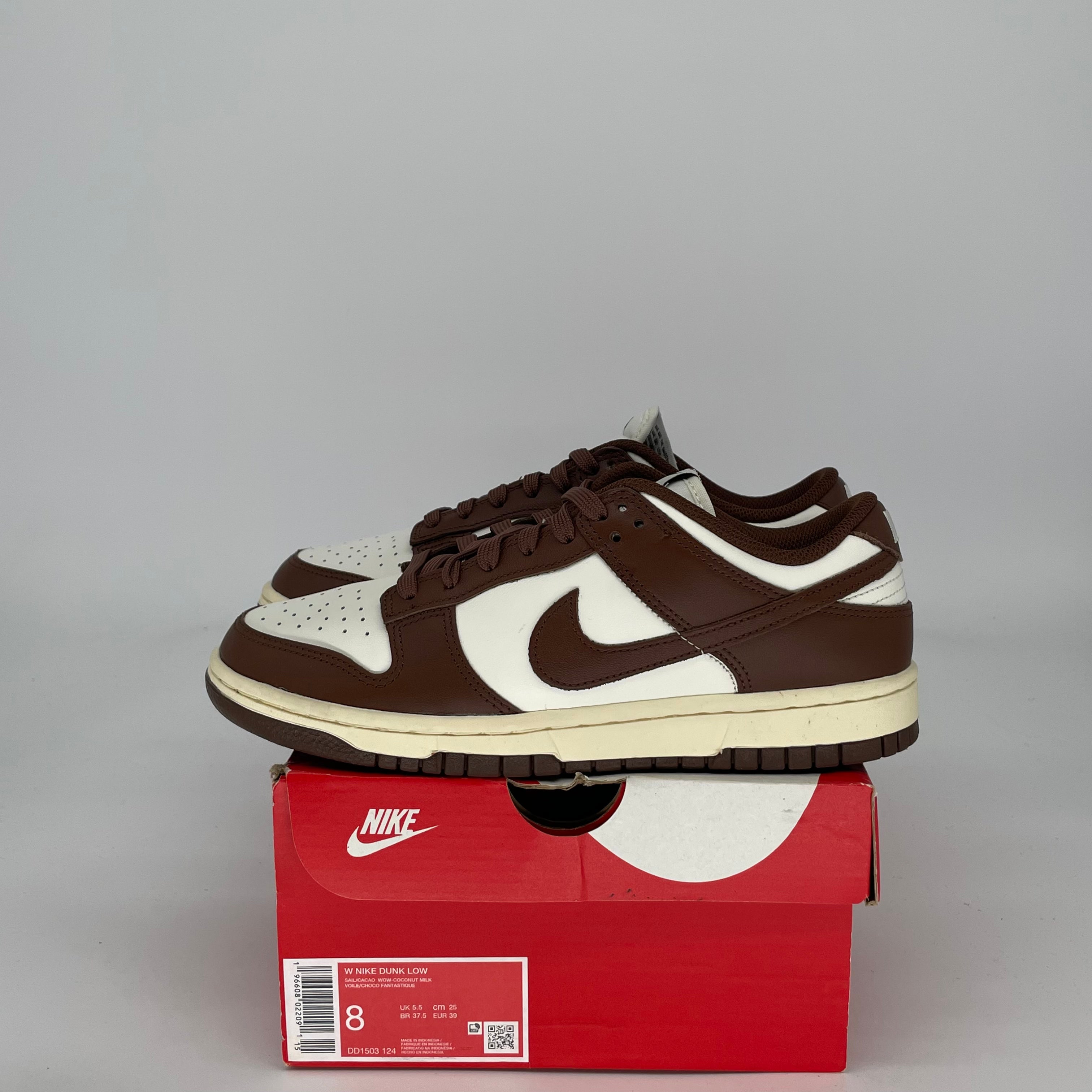 NIKE DUNK LOW CACAO WOW W DD1503-124 SIZE 6.5/8W